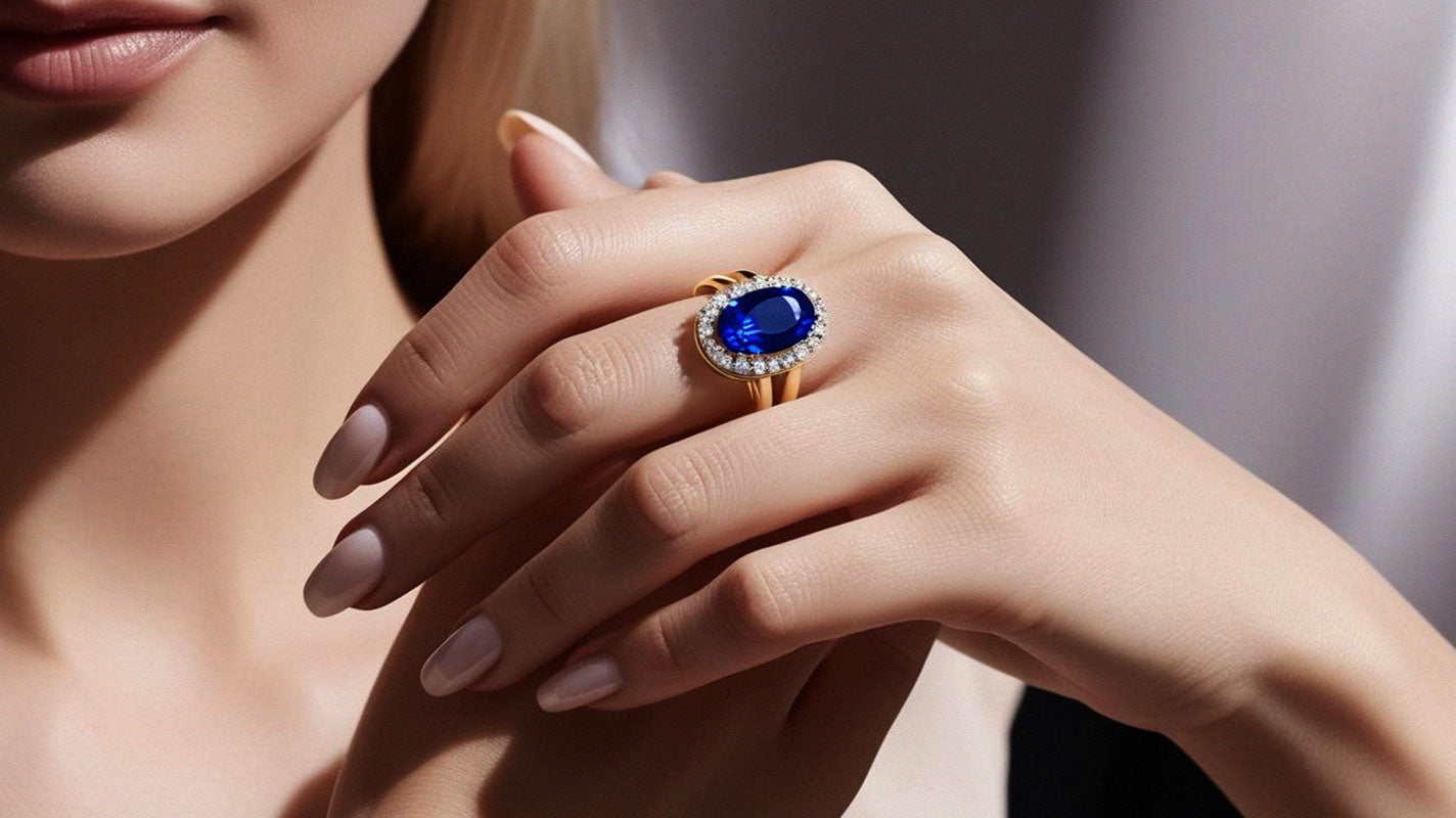 Should I Buy a Lab Created Blue Sapphire Engagement Ring?