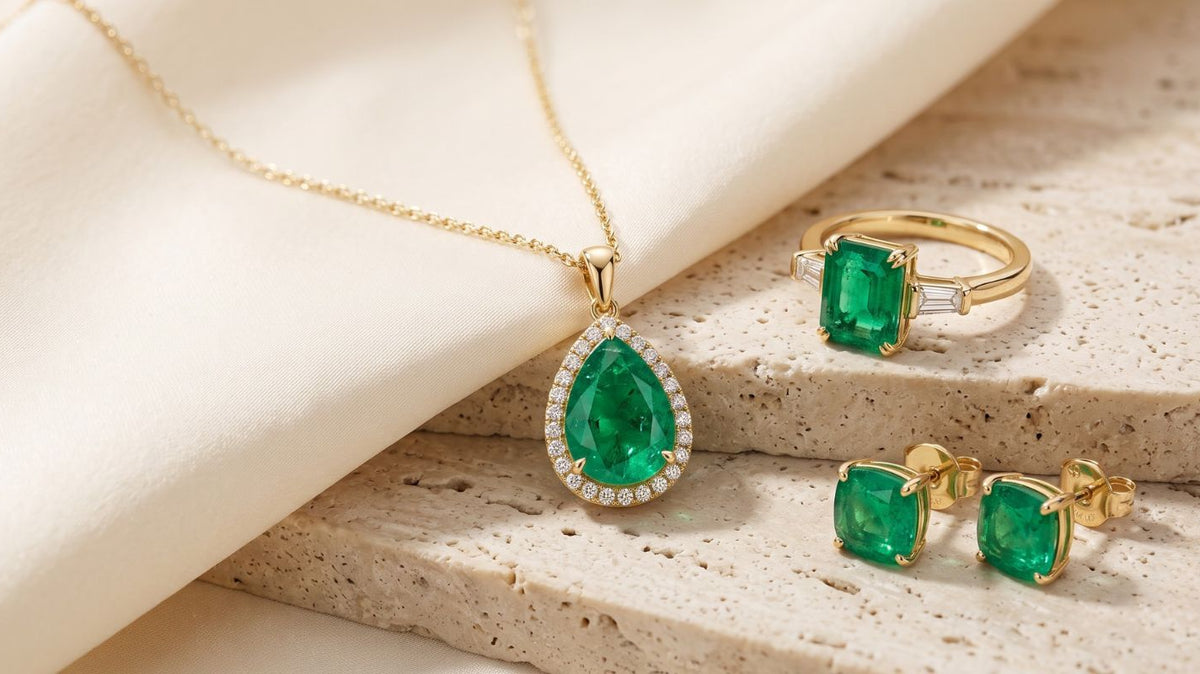 Fall in love with Emerald Jewelry The green Gemstone