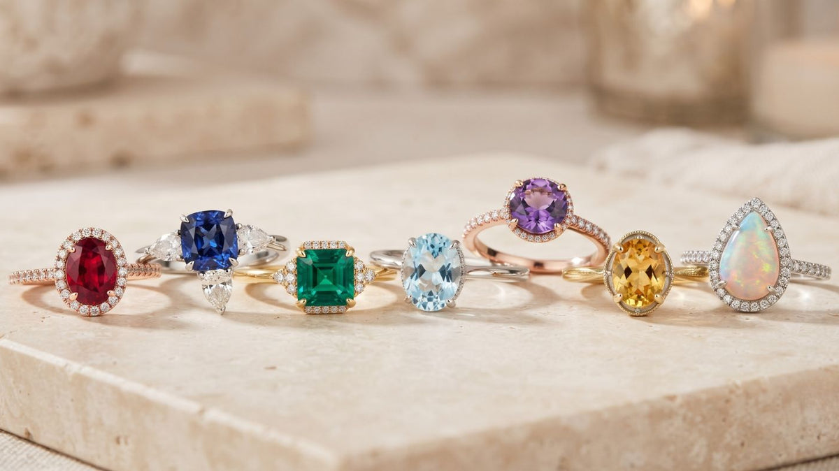 Gemstone Engagement Rings: Meaning Behind Every Colored Gemstone