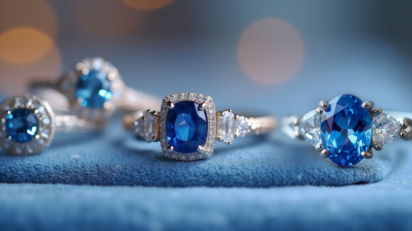 Trending Blue Sapphire Engagement Ring Designs