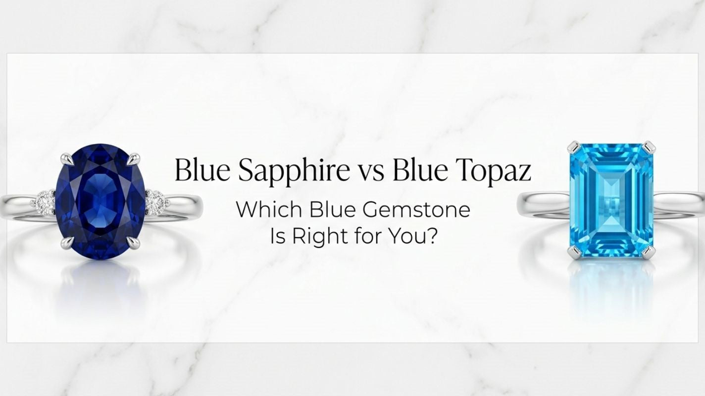 Blue Sapphire VS Blue Topaz: Know The Difference