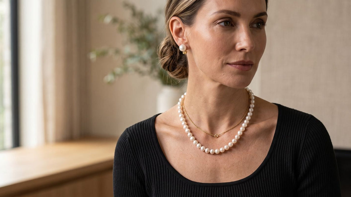 Pearl Necklaces Reflect Renewed Interest in Classic and Modern Styles