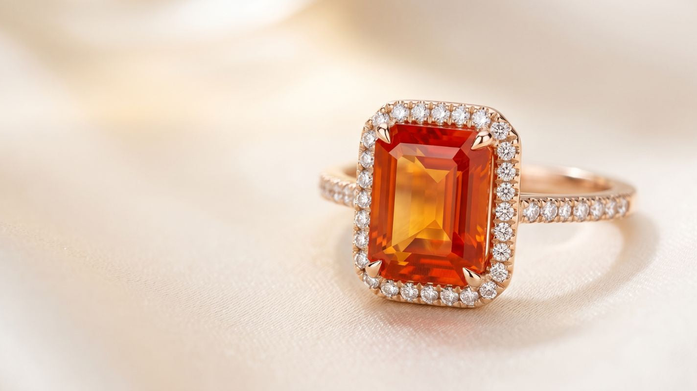 How to Choose a Secure Fire Opal Engagement Ring Setting