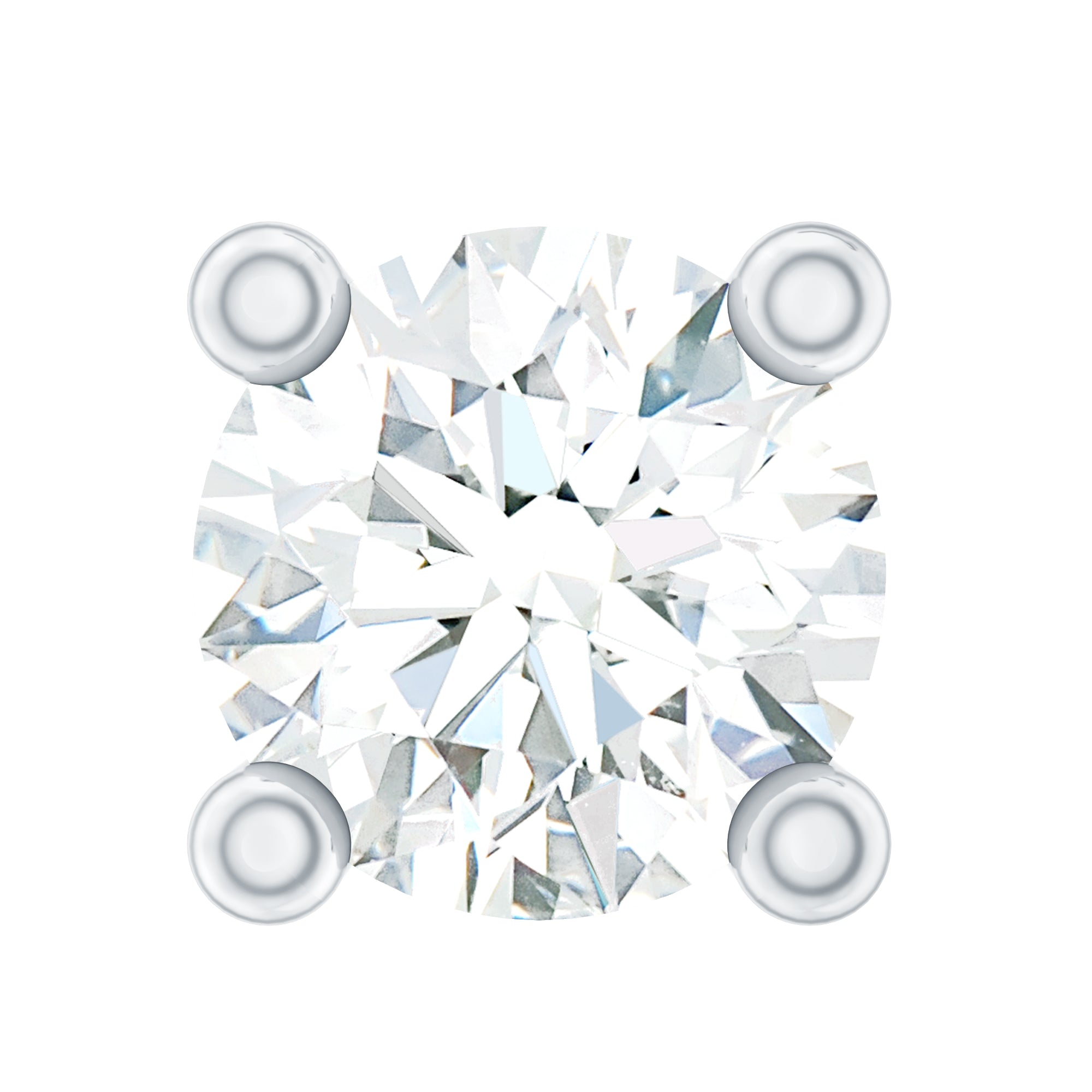 Minimalist Diamond Solitaire Tragus Earring Natural - ( HI-SI ) - Rosec Jewels