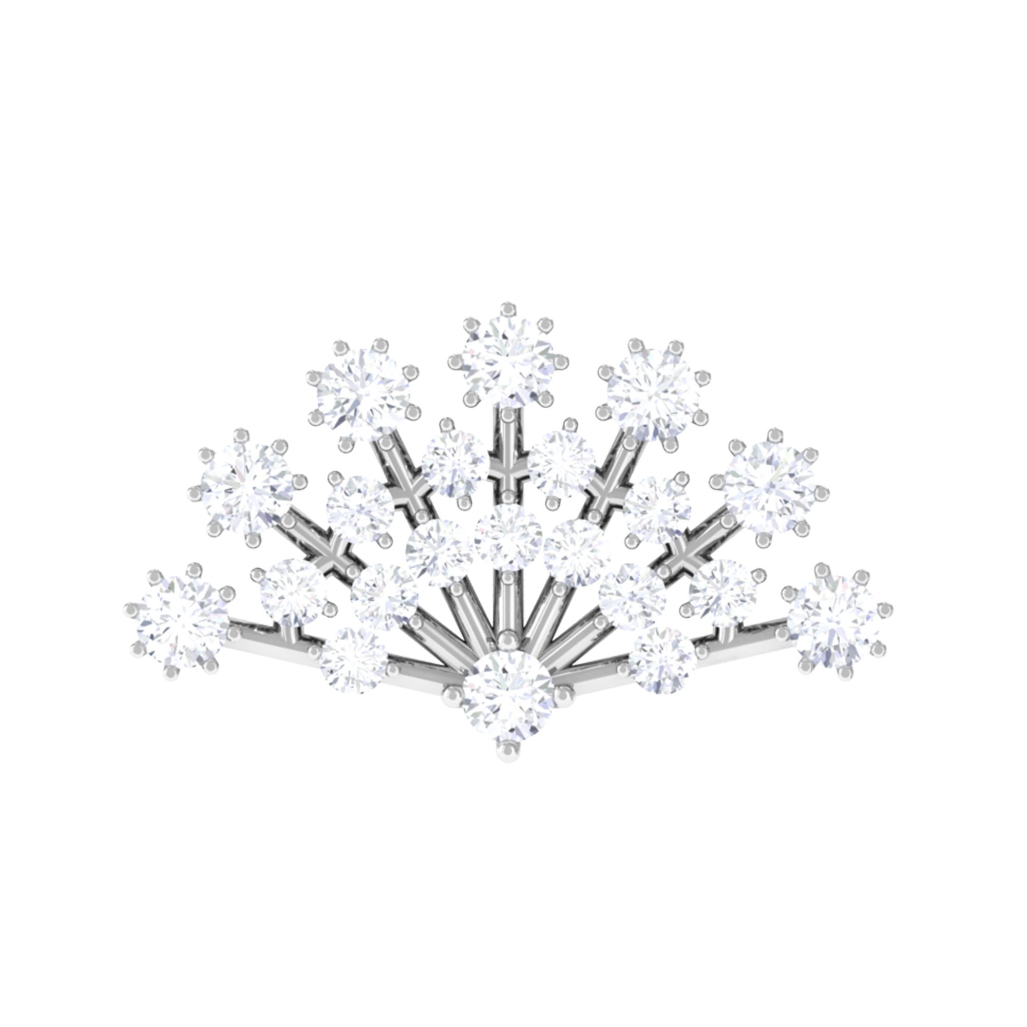 Rosec Jewels-Unique Diamond Fan Cartilage Earring for Women