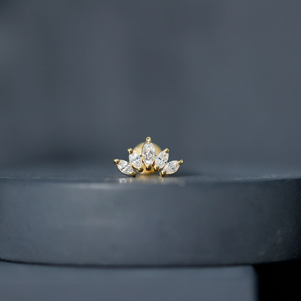 Certified Marquise Cut Diamond Helix Earring for Women Natural - ( HI-SI ) - Rosec Jewels