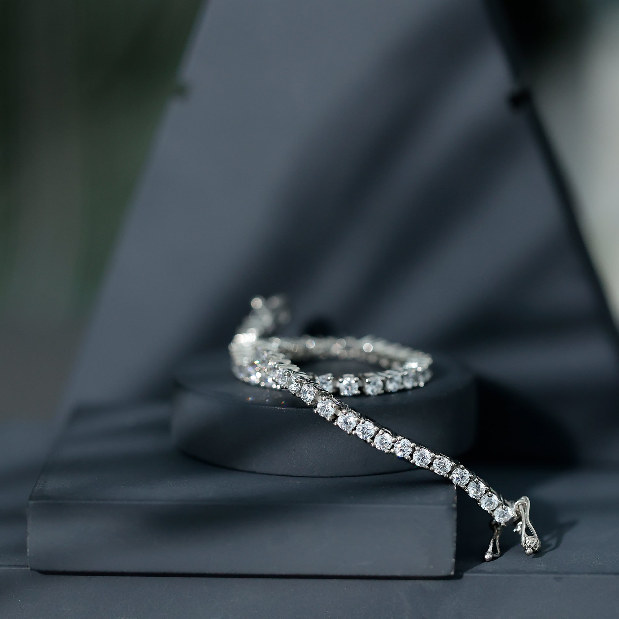 Certified Lab Grown Classic Round Diamond Tennis Bracelet Lab - ( EF-VS ) - Rosec Jewels