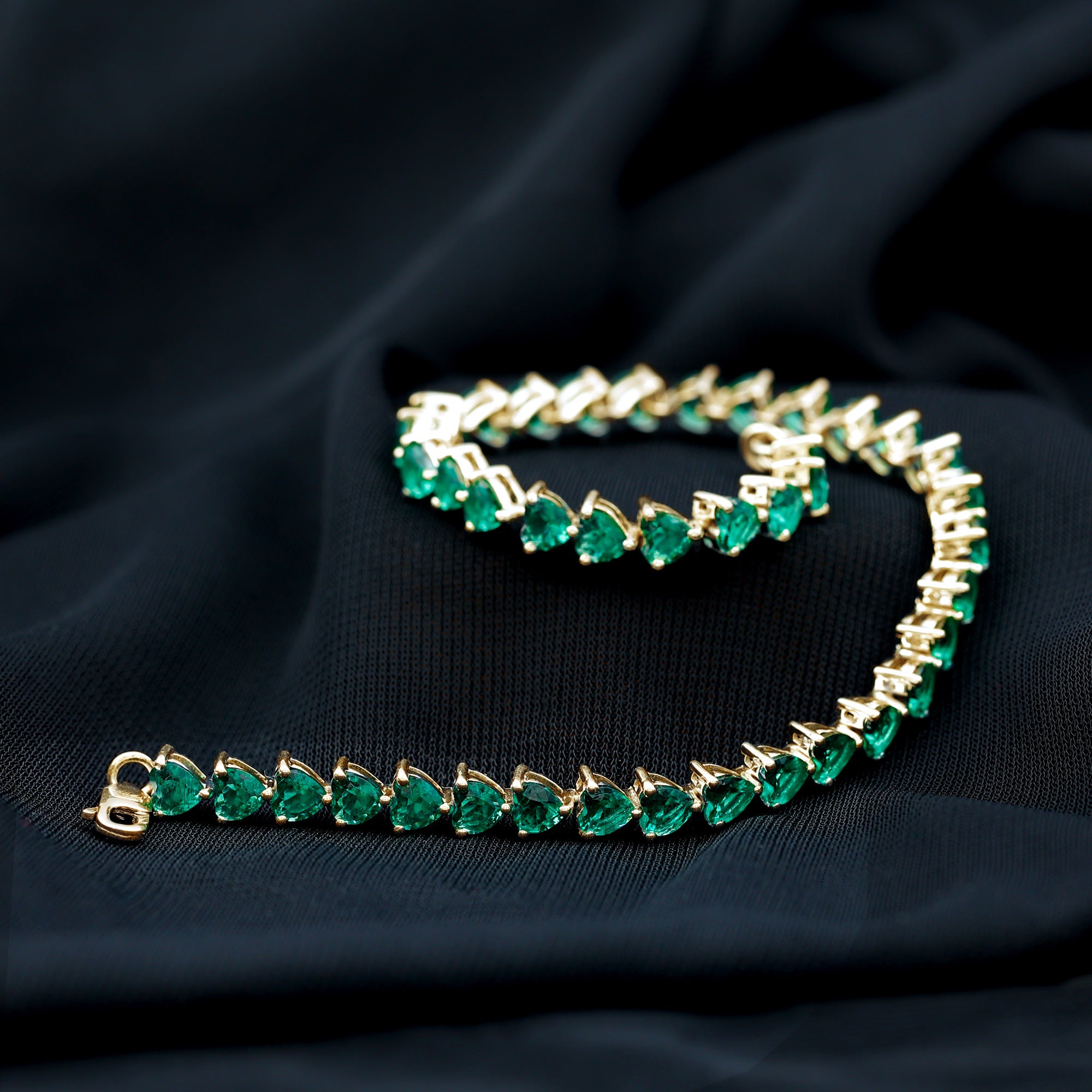 Certified Lab Grown Bezel Set Diamond Eternity Chain Bracelet Lab - ( EF-VS ) - Rosec Jewels