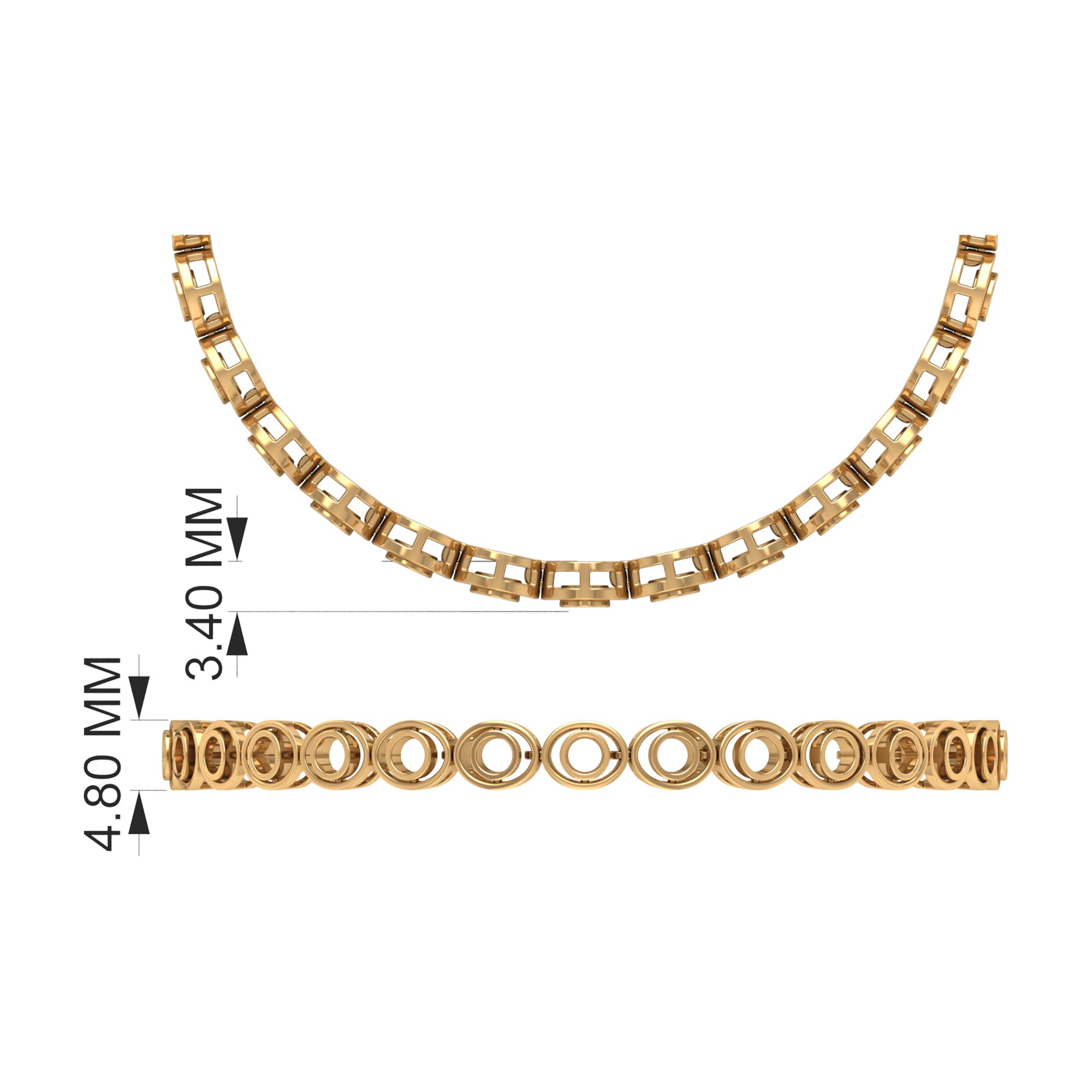 Bezel Set 2.61 Carat Natural Pink Tourmaline Tennis Bracelet for Women AAA - Rosec Jewels