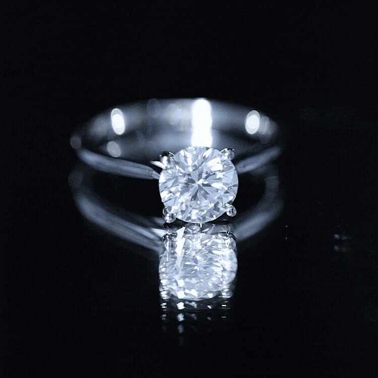 IGI Certified Lab Grown Diamond 2 Carat Engagement Ring for Women Lab - ( E-VS1 ) - Rosec Jewels