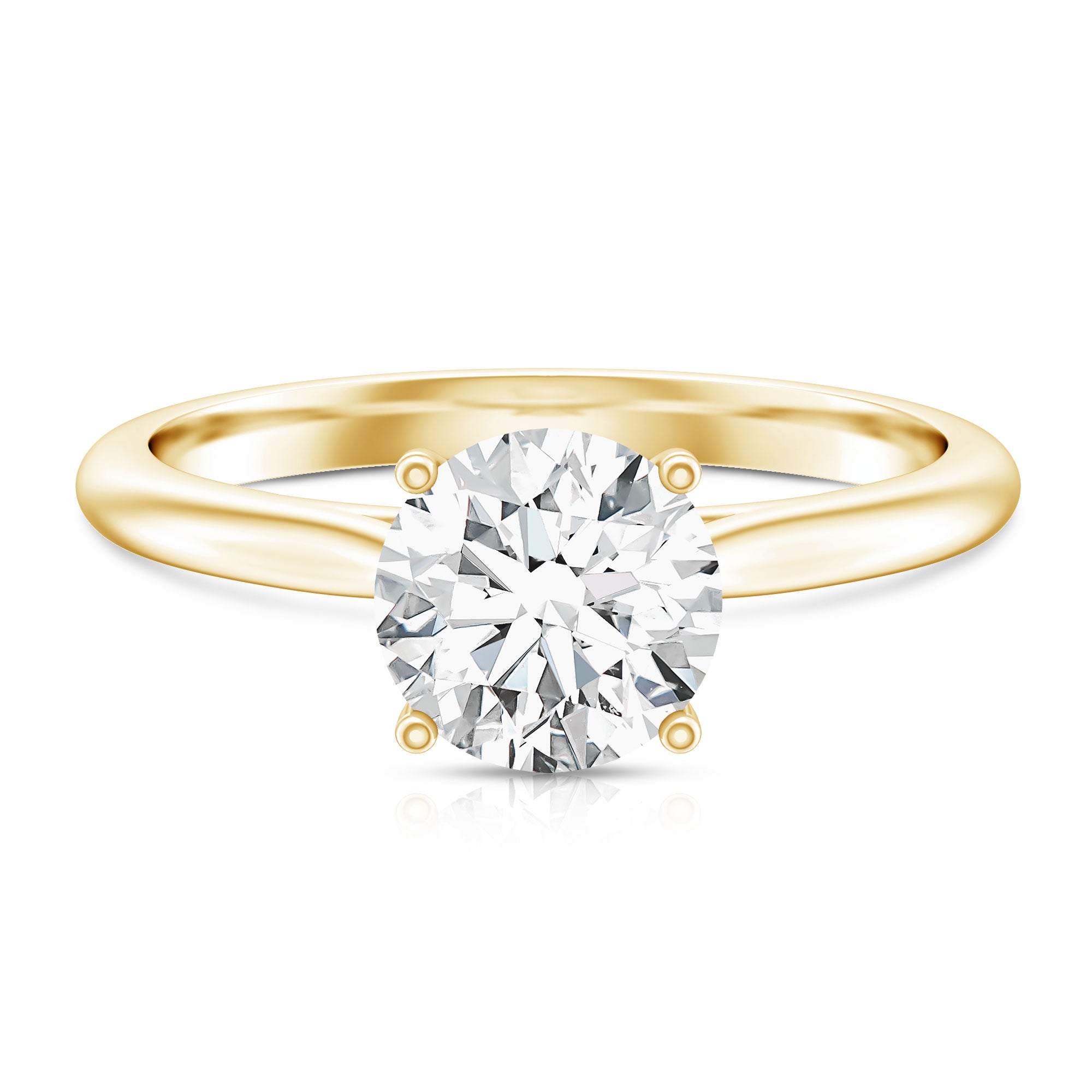 Rosec Jewels-3 Carat IGI Certified Lab Grown Diamond Solitaire Engagement Ring