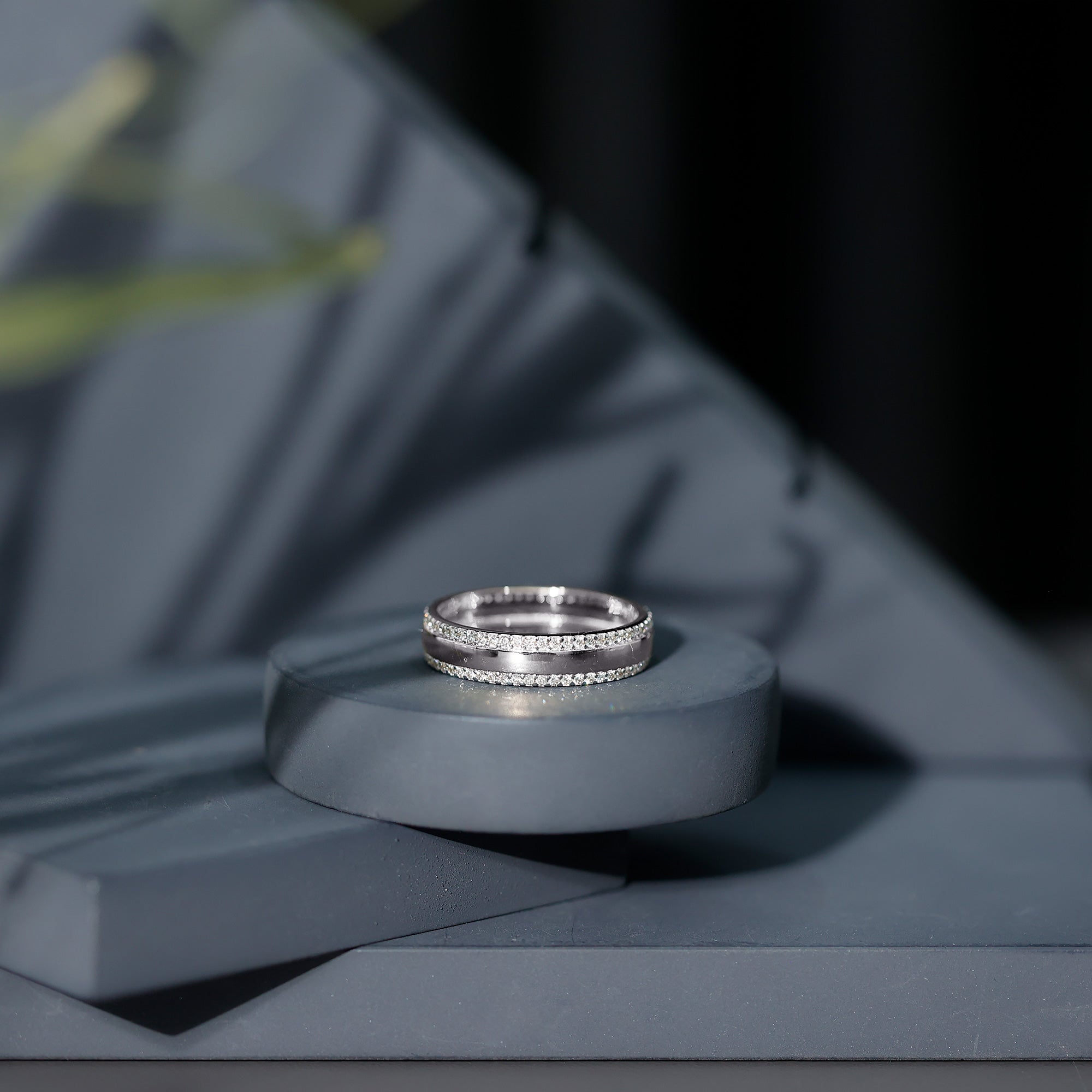 Natural Certified Diamond Wedding Band Natural - ( HI-SI ) - Rosec Jewels