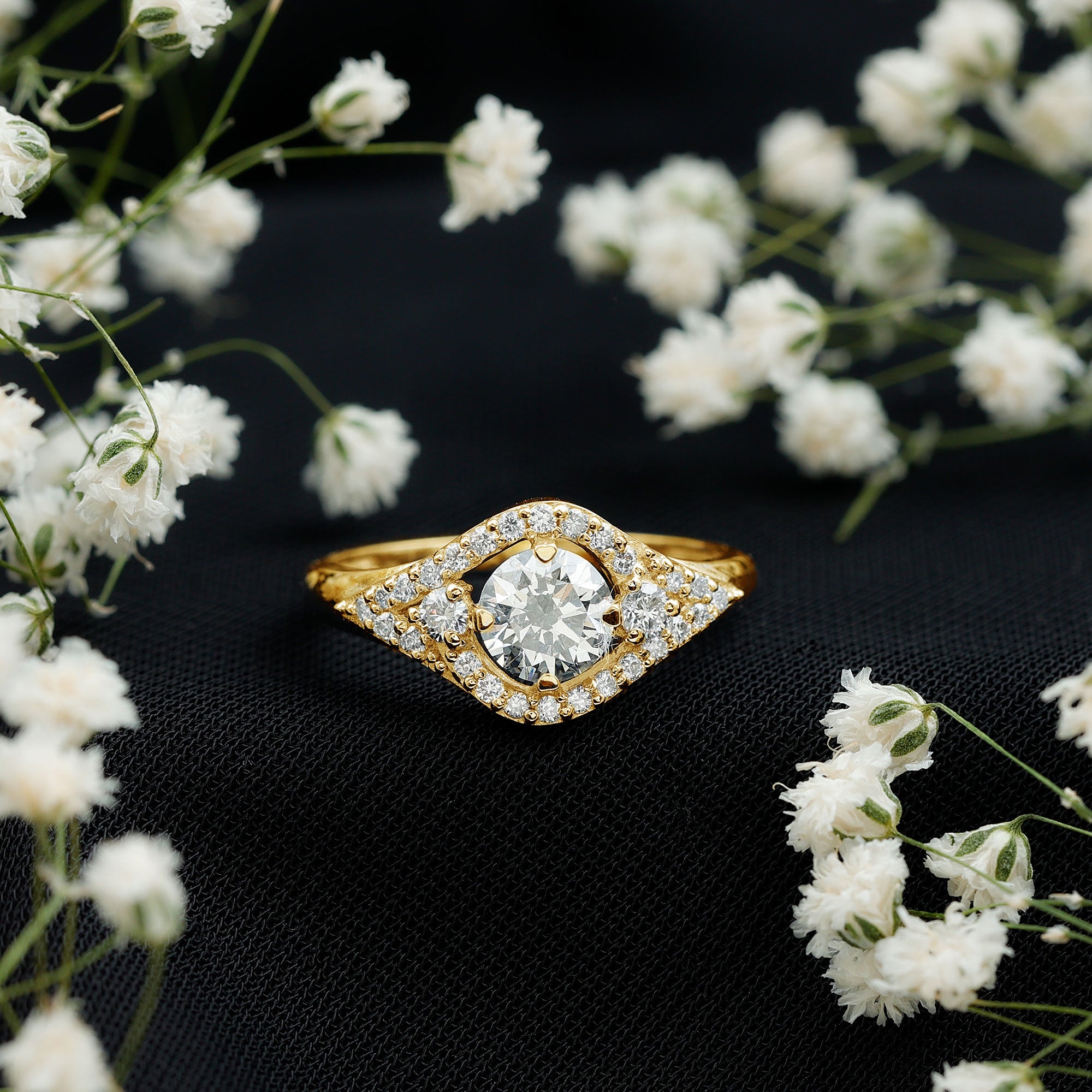 Rosec Jewels-Certified 6 MM Lab Grown Diamond Classic Engagement Ring