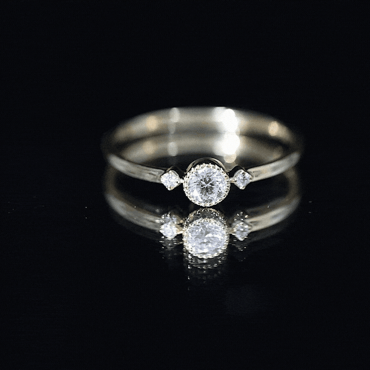 Rosec Jewels-Certified Lab Grown Diamond Solitaire Promise Ring