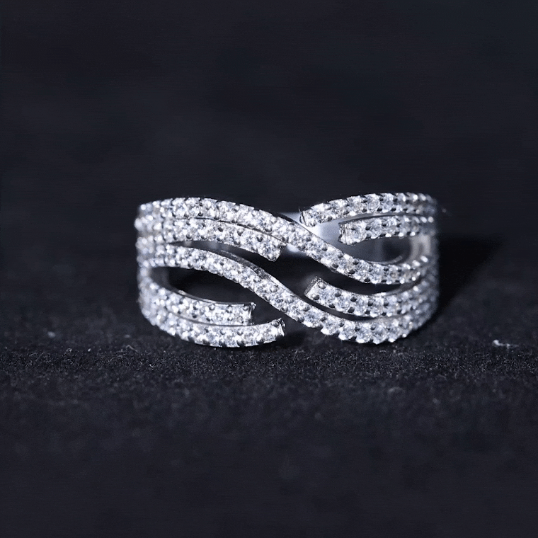 Certified Lab Grown Diamond Wide Wedding Band Lab - ( EF-VS ) - Rosec Jewels