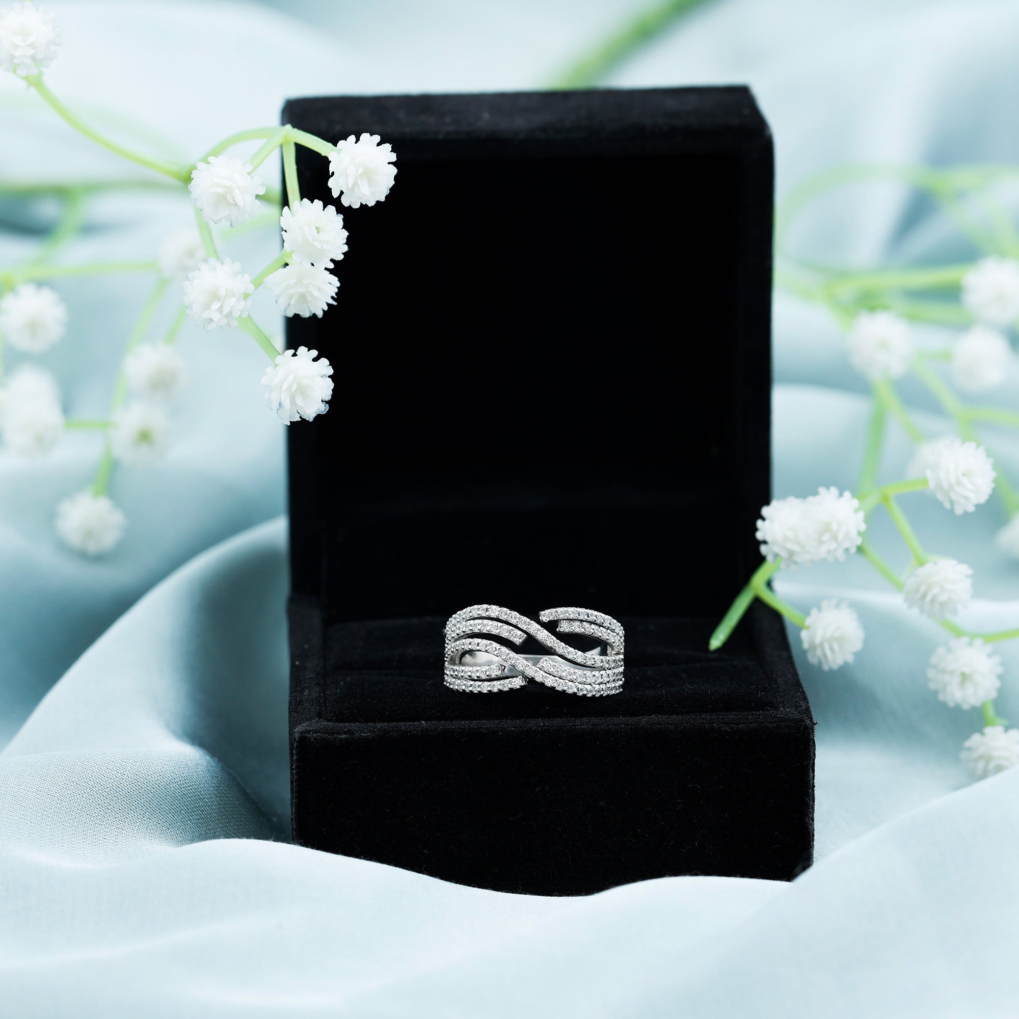 Certified Lab Grown Diamond Wide Wedding Band Lab - ( EF-VS ) - Rosec Jewels