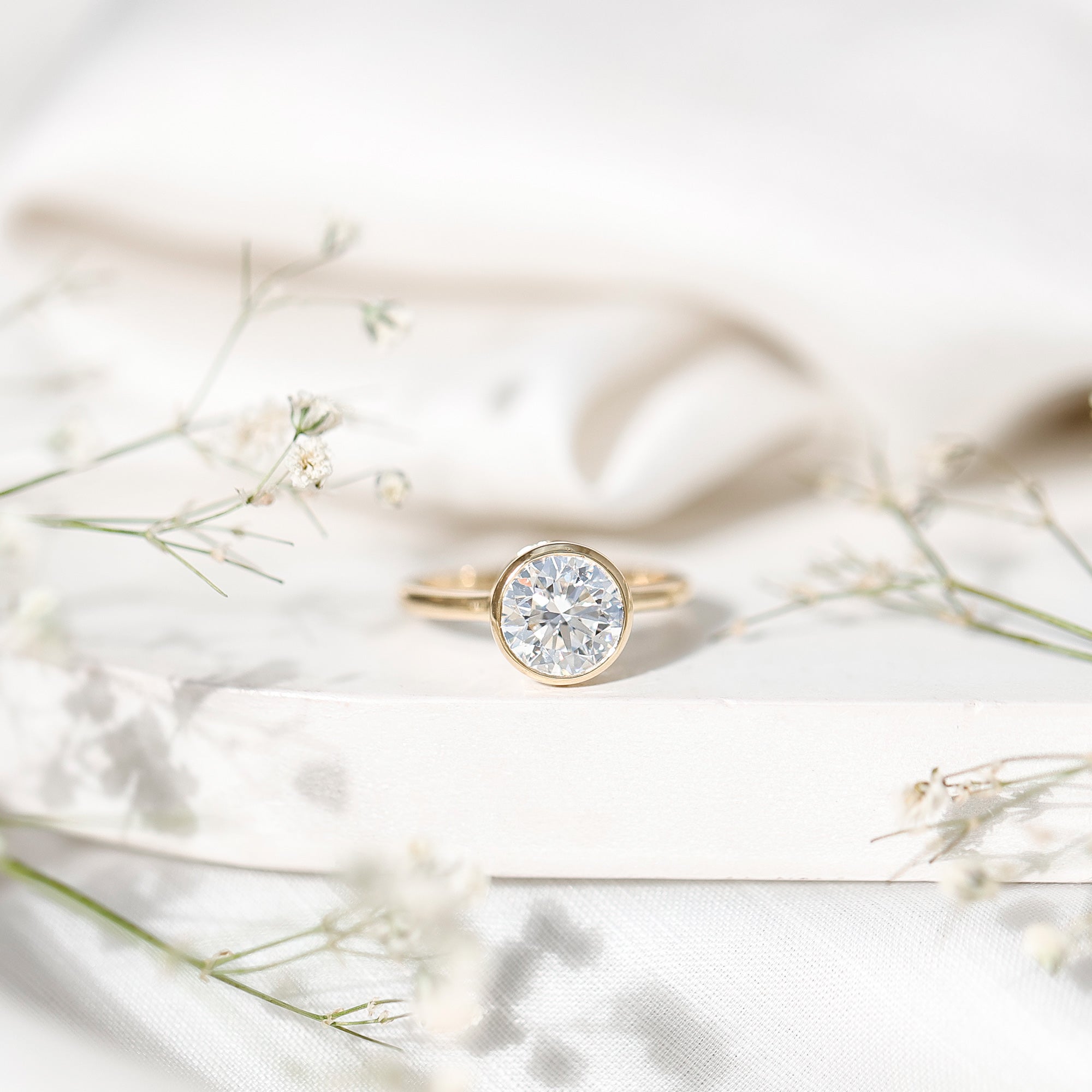 2 CT IGI Certified Lab Grown Diamond Solitaire Engagement Ring Lab - ( E-VS1 ) - Rosec Jewels