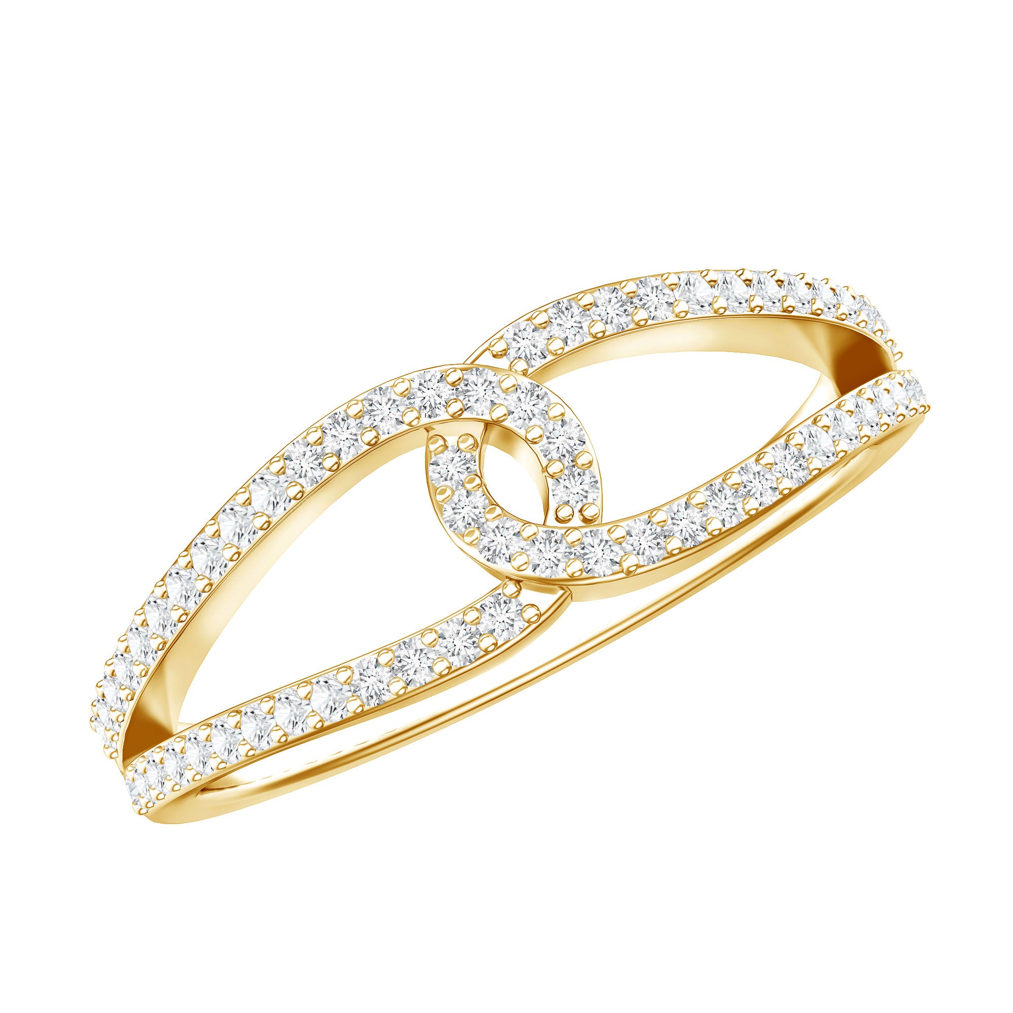Certified Real Diamond Anniversary Ring for Women Natural - ( HI-SI ) - Rosec Jewels