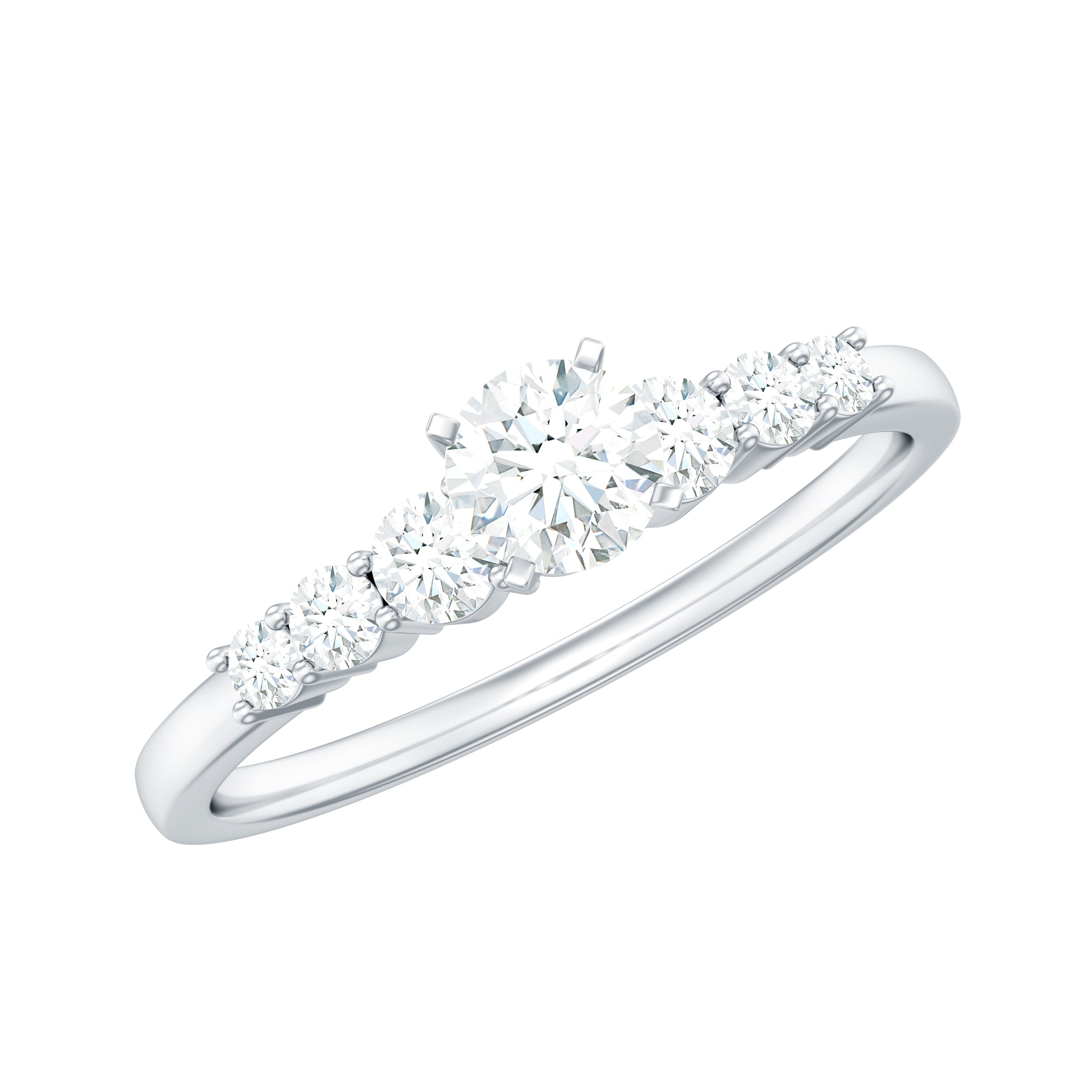 Certified Lab Grown Diamond Classic Solitaire Engagement Ring