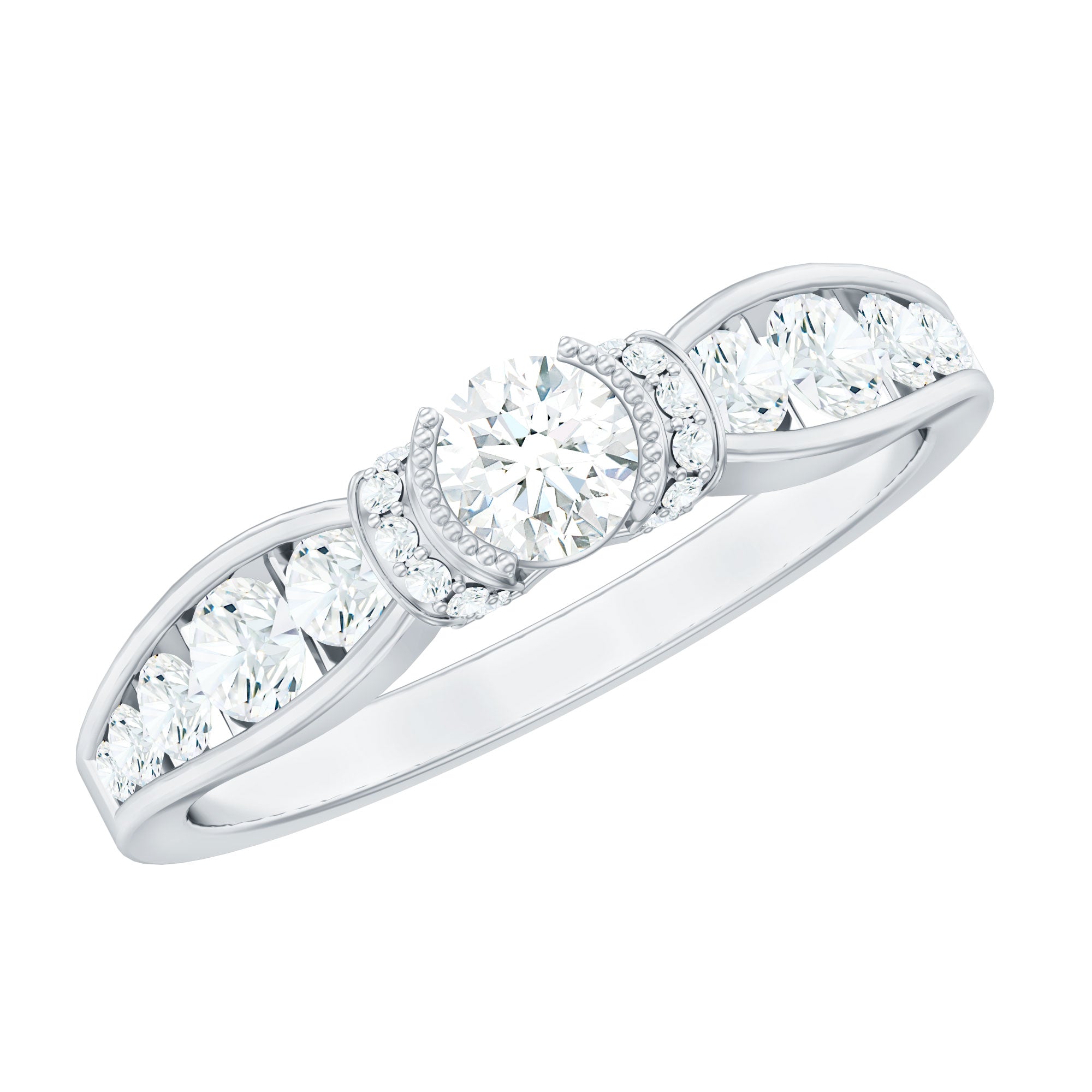 Certified Lab Grown Diamond Minimalist Engagement Ring