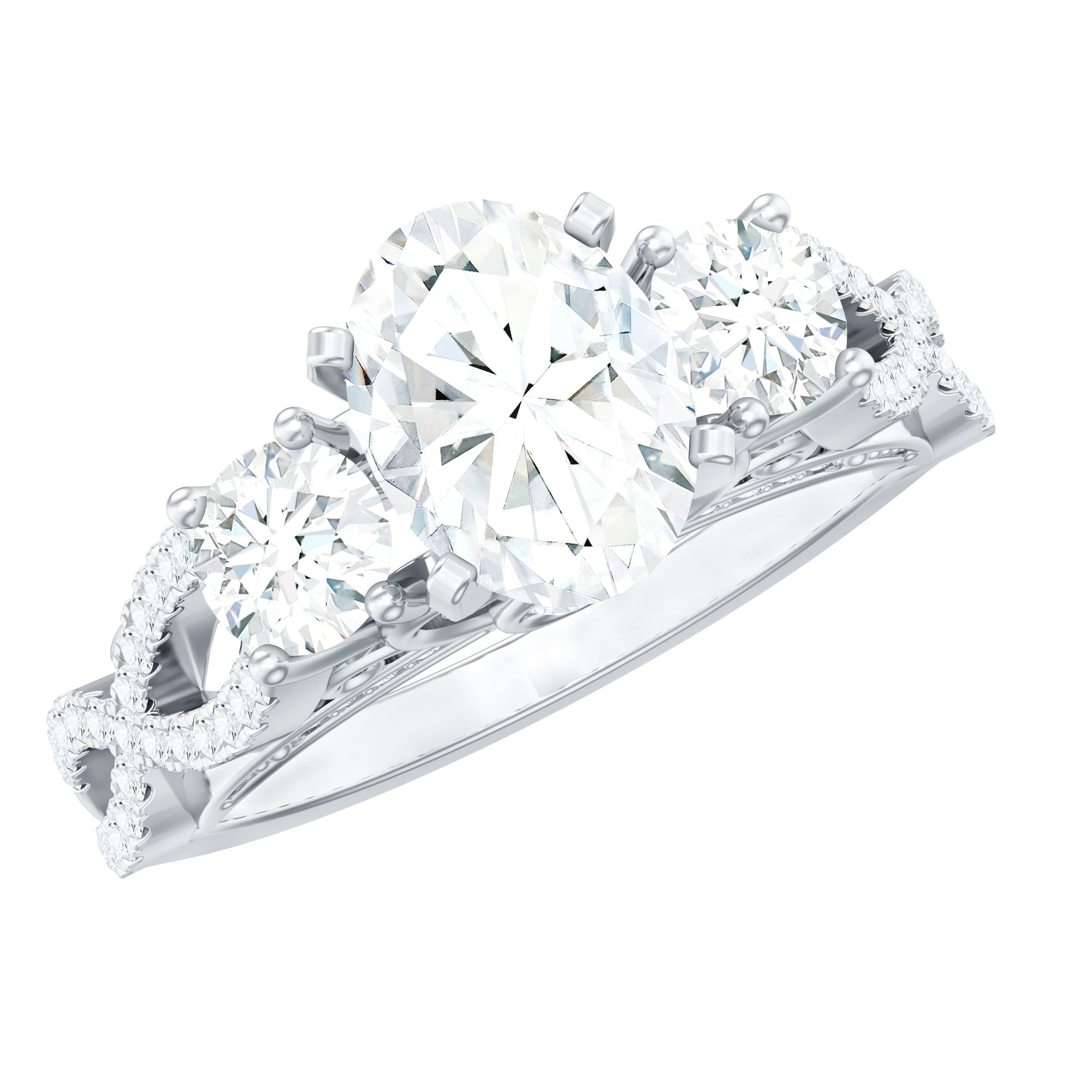 Rosec Jewels-Certified Diamond Vintage Looking Engagement Ring