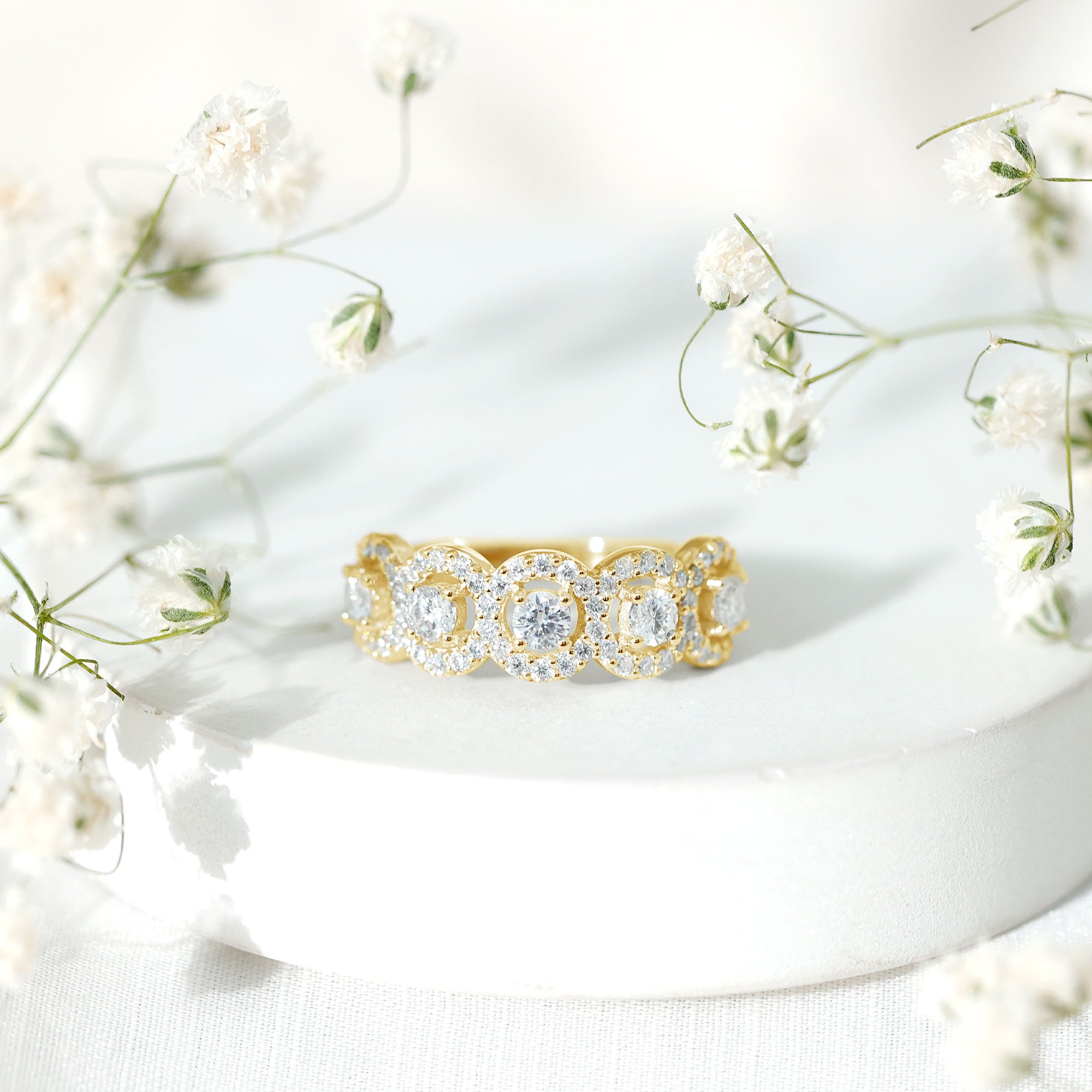 Rosec Jewels-Certified Lab Created Diamond Wedding Band Ring