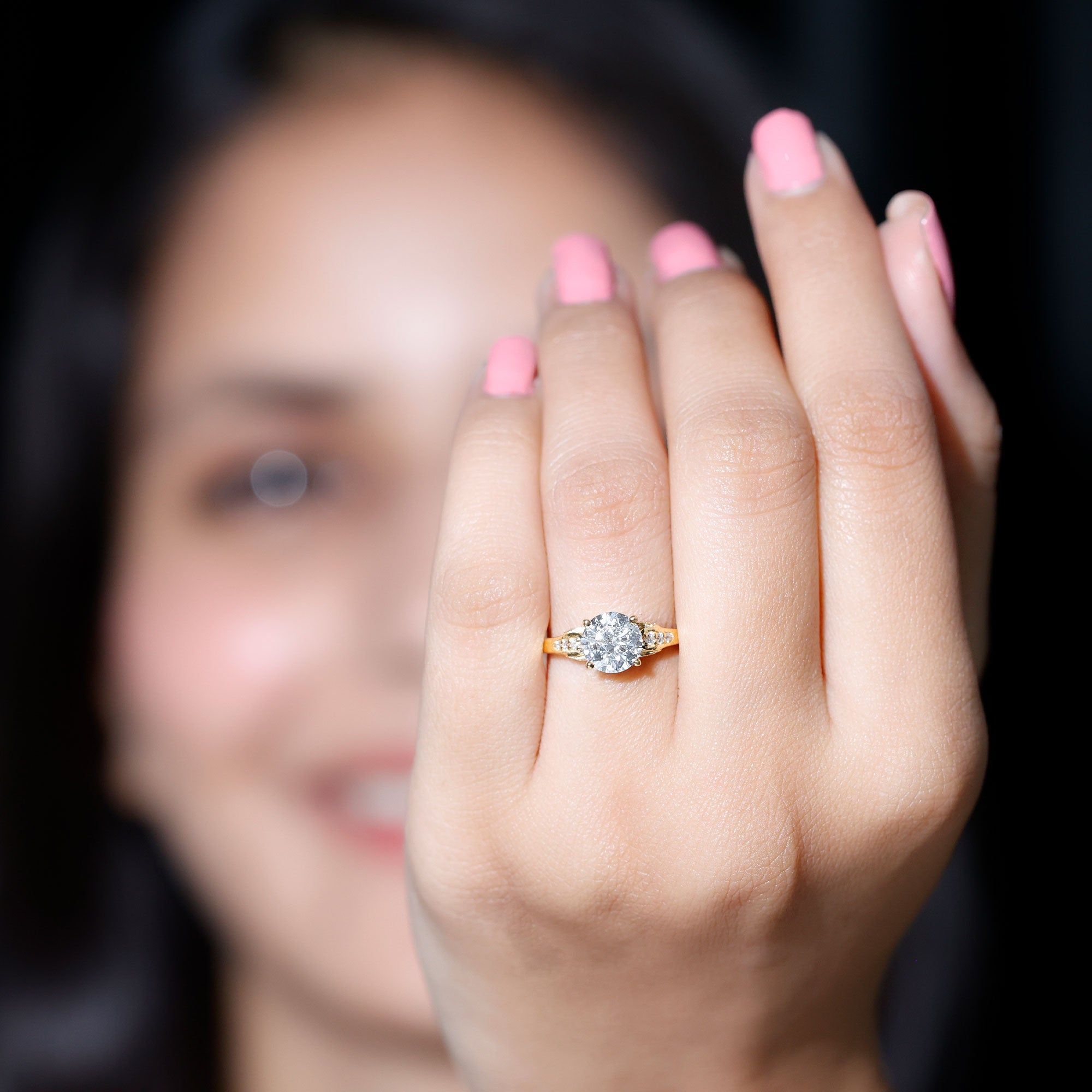 Rosec Jewels-Brilliant Cut Lab Grown Diamond Trending Engagement Ring