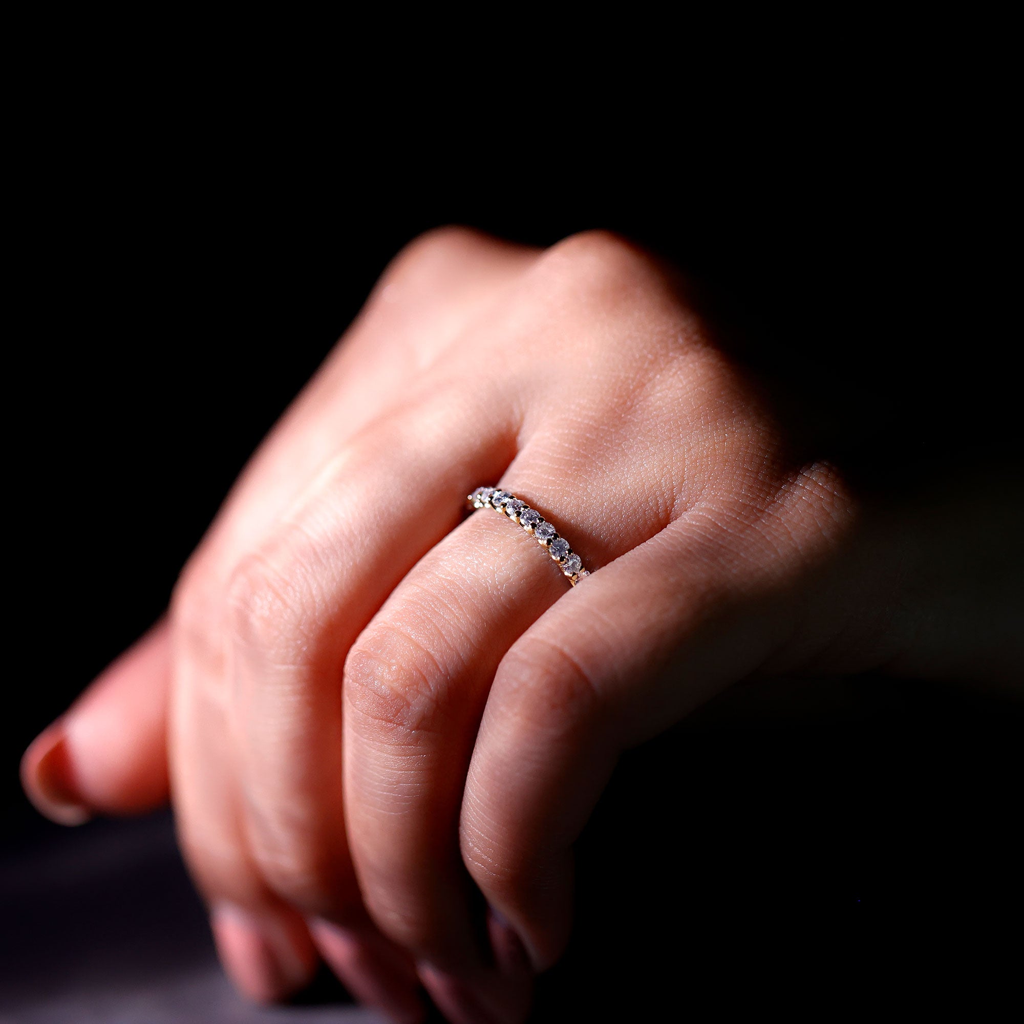 Rosec Jewels-Lab Grown Diamond Eternity Stackable Ring