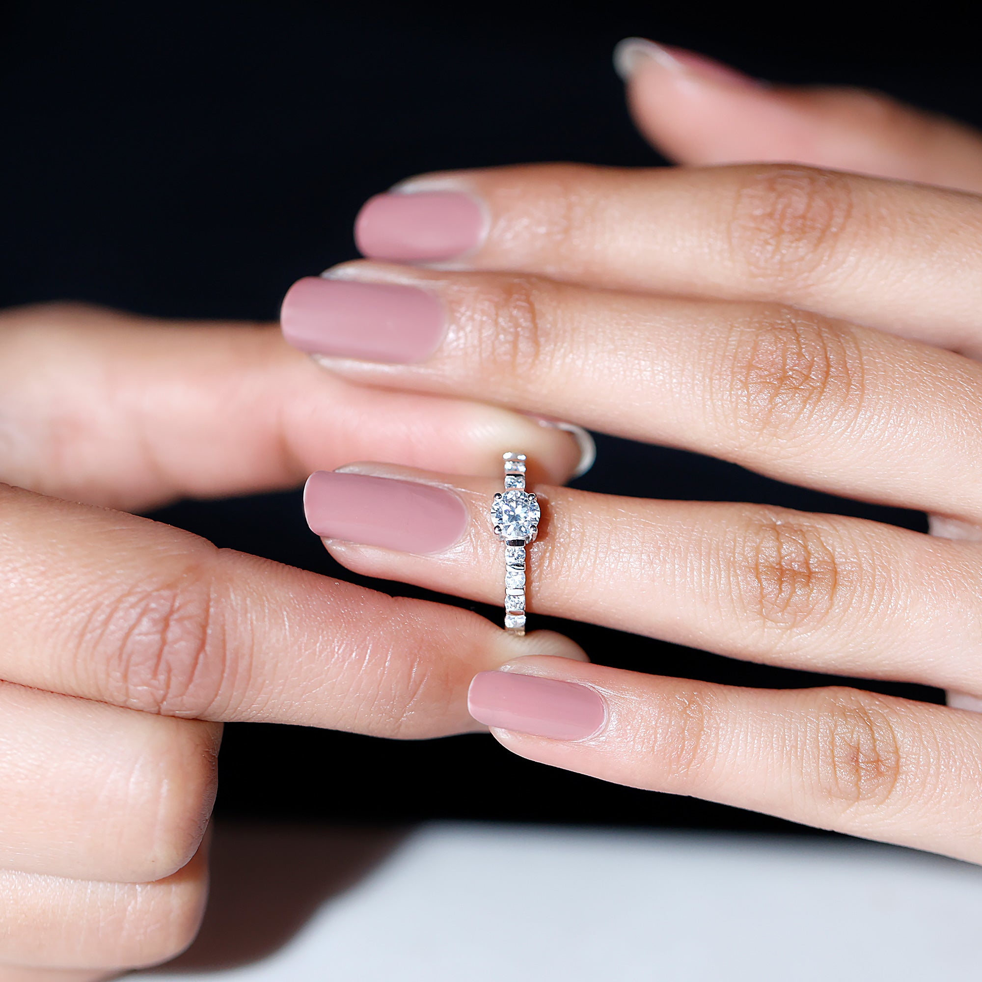 Rosec Jewels-Certified Lab Grown Diamond Simple Solitaire Ring