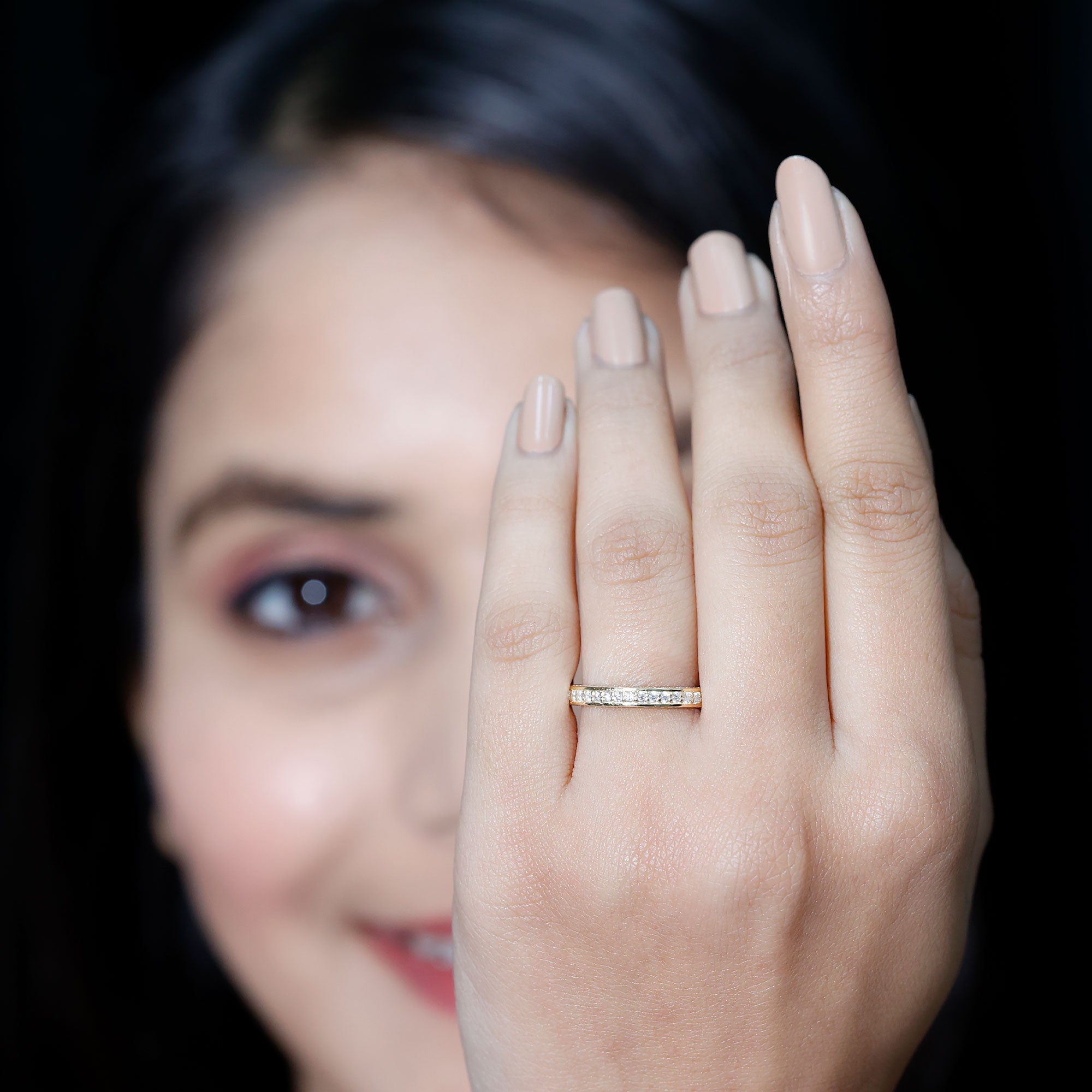 Rosec Jewels-Certified Lab Created Diamond Wedding Bands for Women