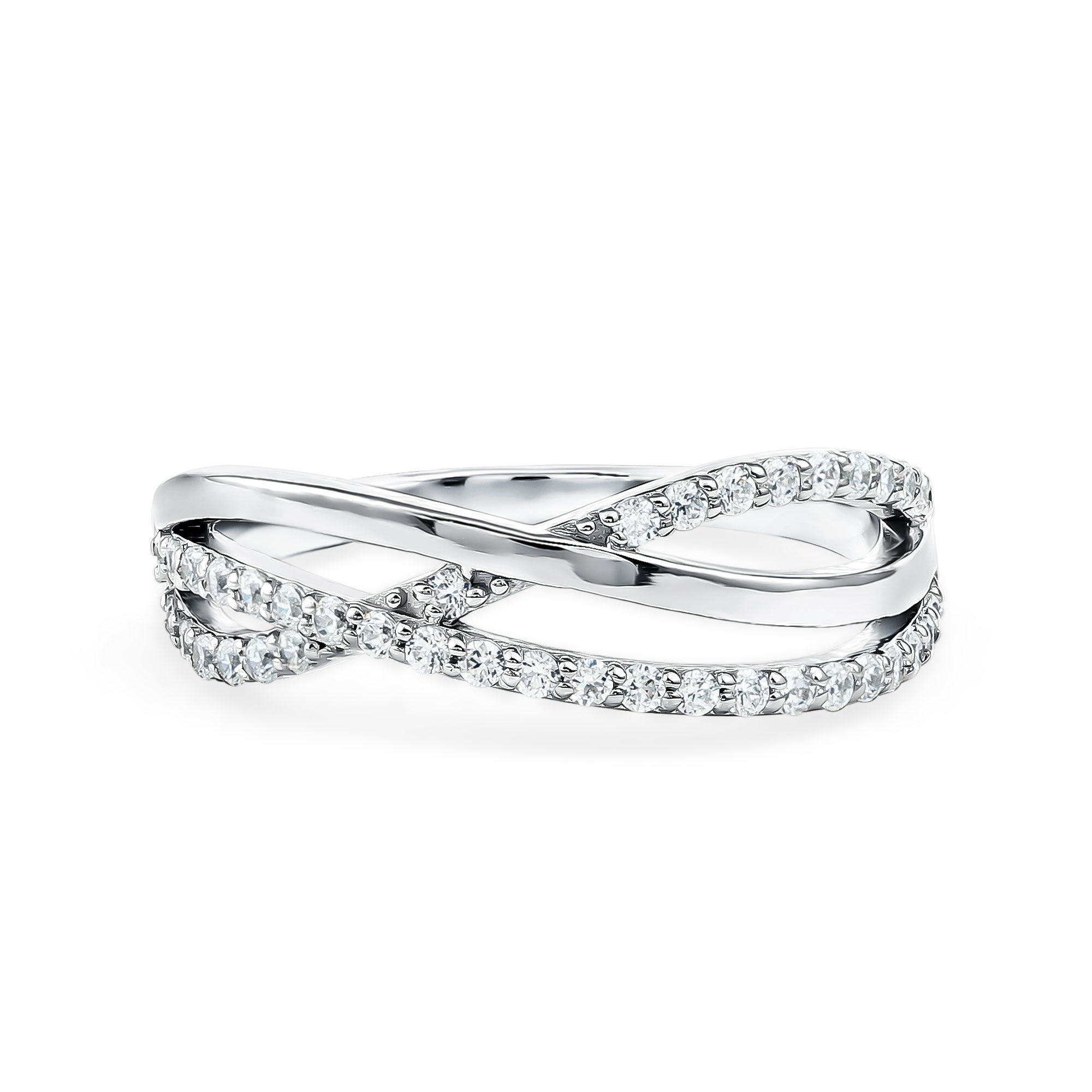 Certified Lab Grown Diamond Orbit Ring for Women Lab - ( EF-VS ) - Rosec Jewels