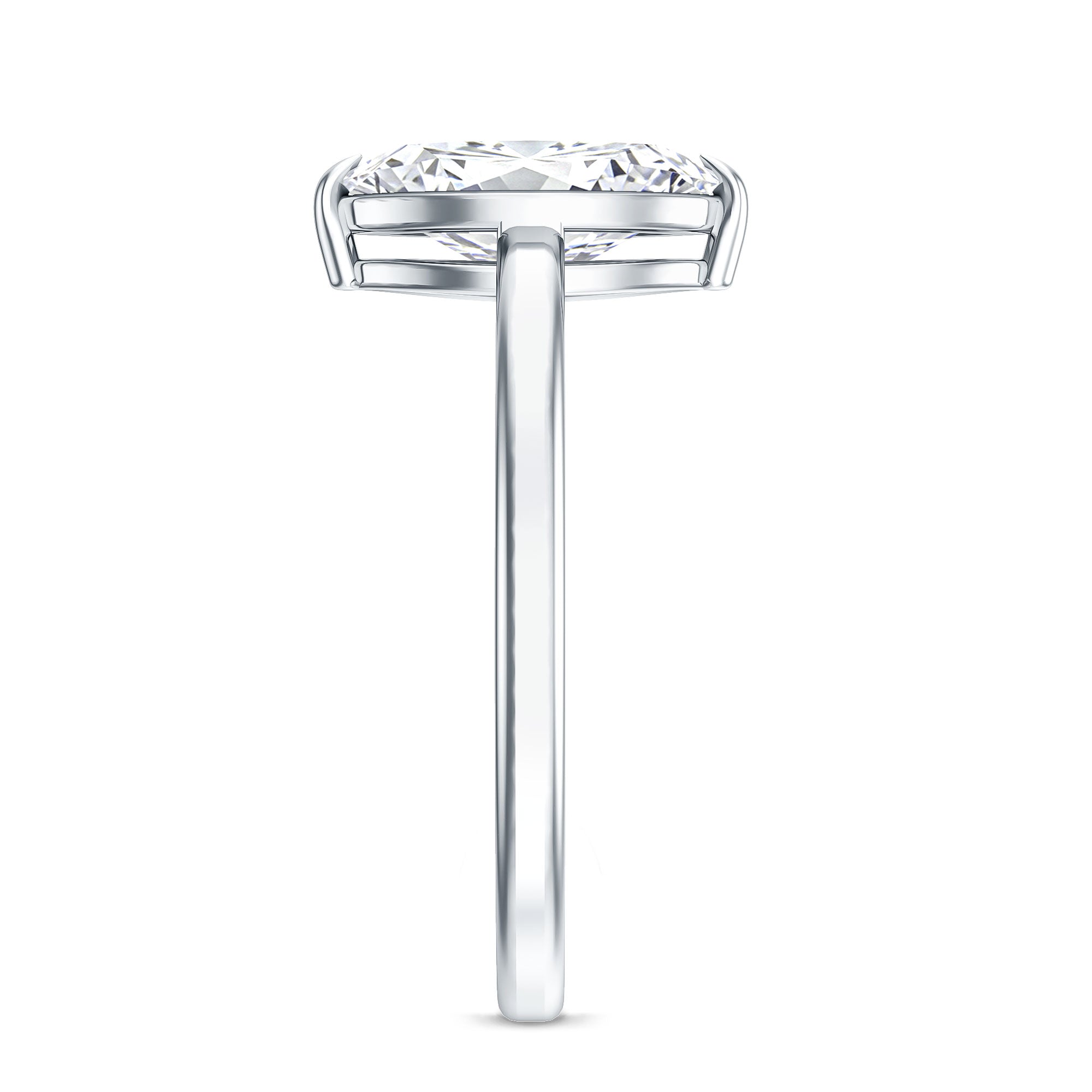 IGI Certified Lab Grown 1 Carat Diamond Marquise Engagement Ring Solitaire Lab - ( EF-VS ) - Rosec Jewels