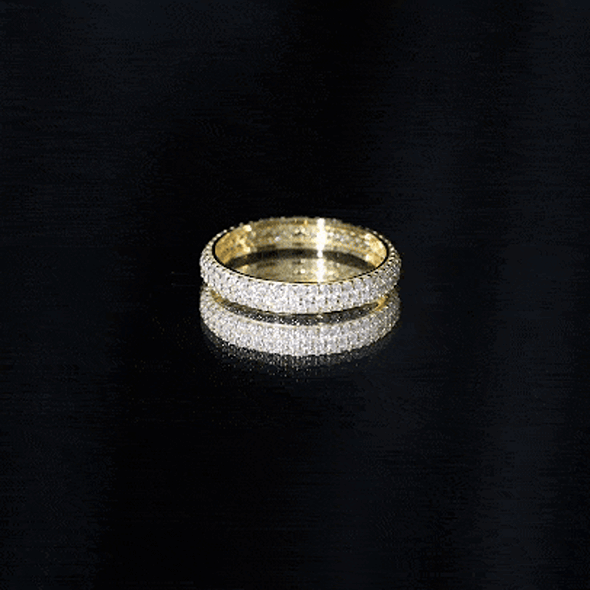 Classic Moissanite Eternity Wedding Band for Women D-VS1 - Rosec Jewels