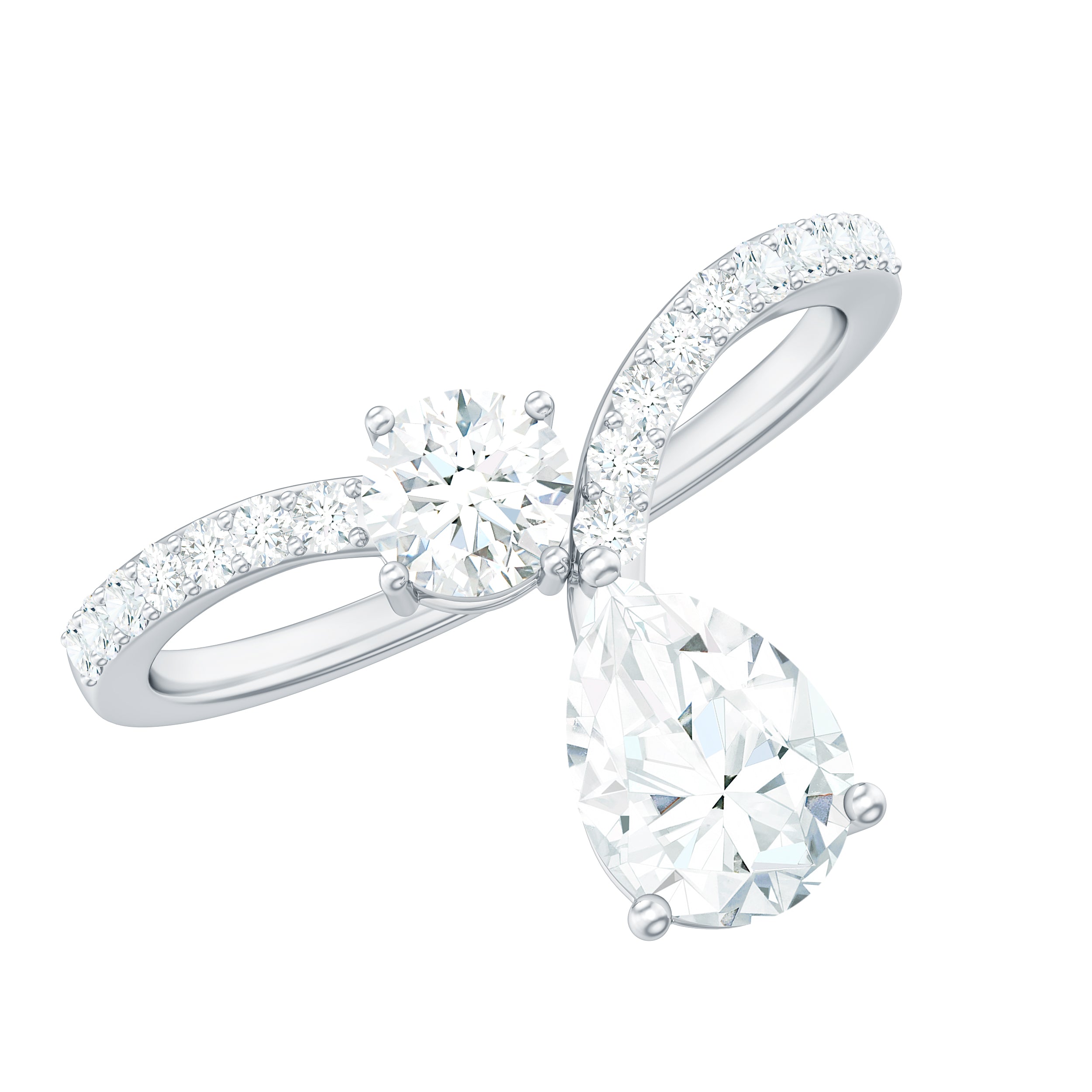 Rosec Jewels-Designer Lab Grown Diamond Engagement Ring