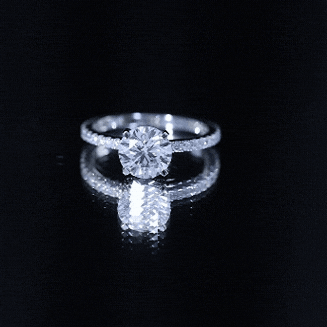 Rosec Jewels-Brilliant Cut 2 Carat Lab Grown Diamond Solitaire Engagement Ring