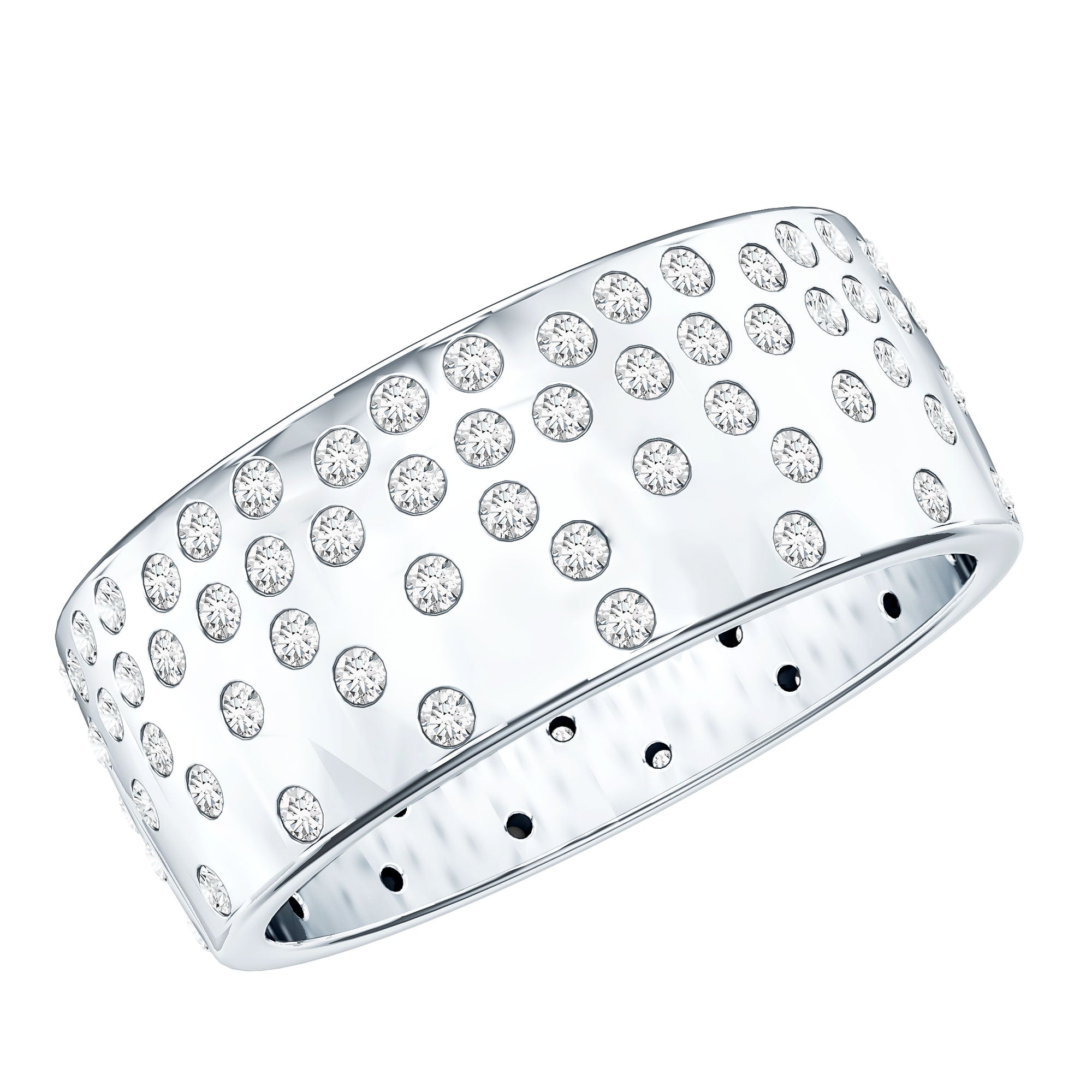 Certified Lab Grown Diamond Wedding Band in Flush Setting Lab - ( EF-VS ) - Rosec Jewels
