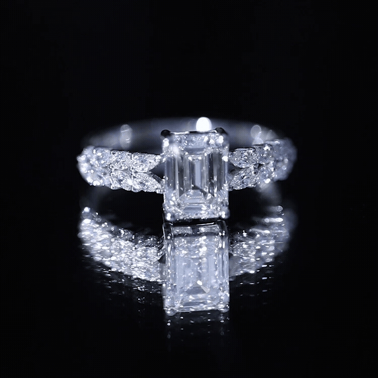2 Carat Lab Grown Diamond Ring For Women With Certificate Lab - ( EF-VS ) - Rosec Jewels