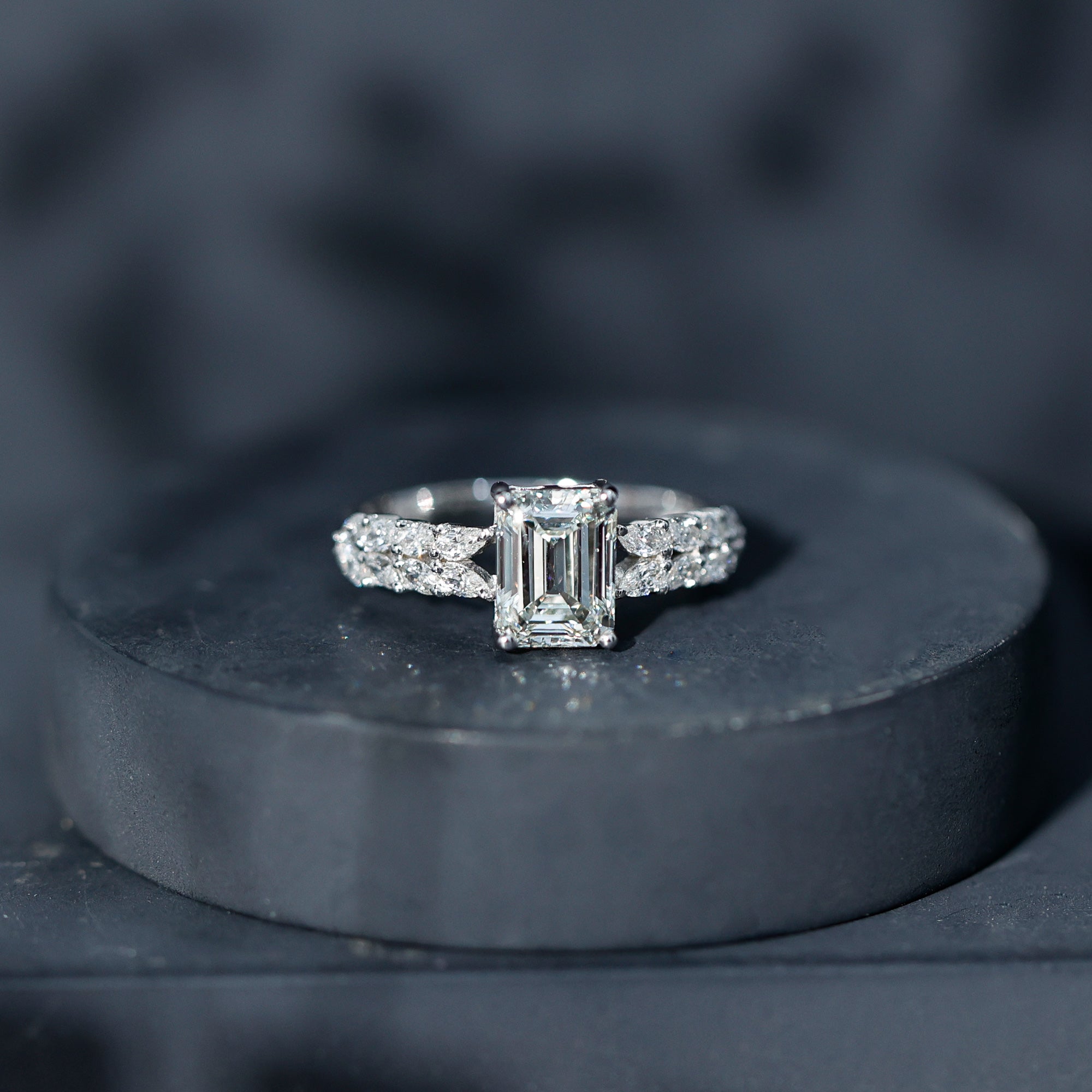 2 Carat Lab Grown Diamond Ring For Women With Certificate Lab - ( EF-VS ) - Rosec Jewels