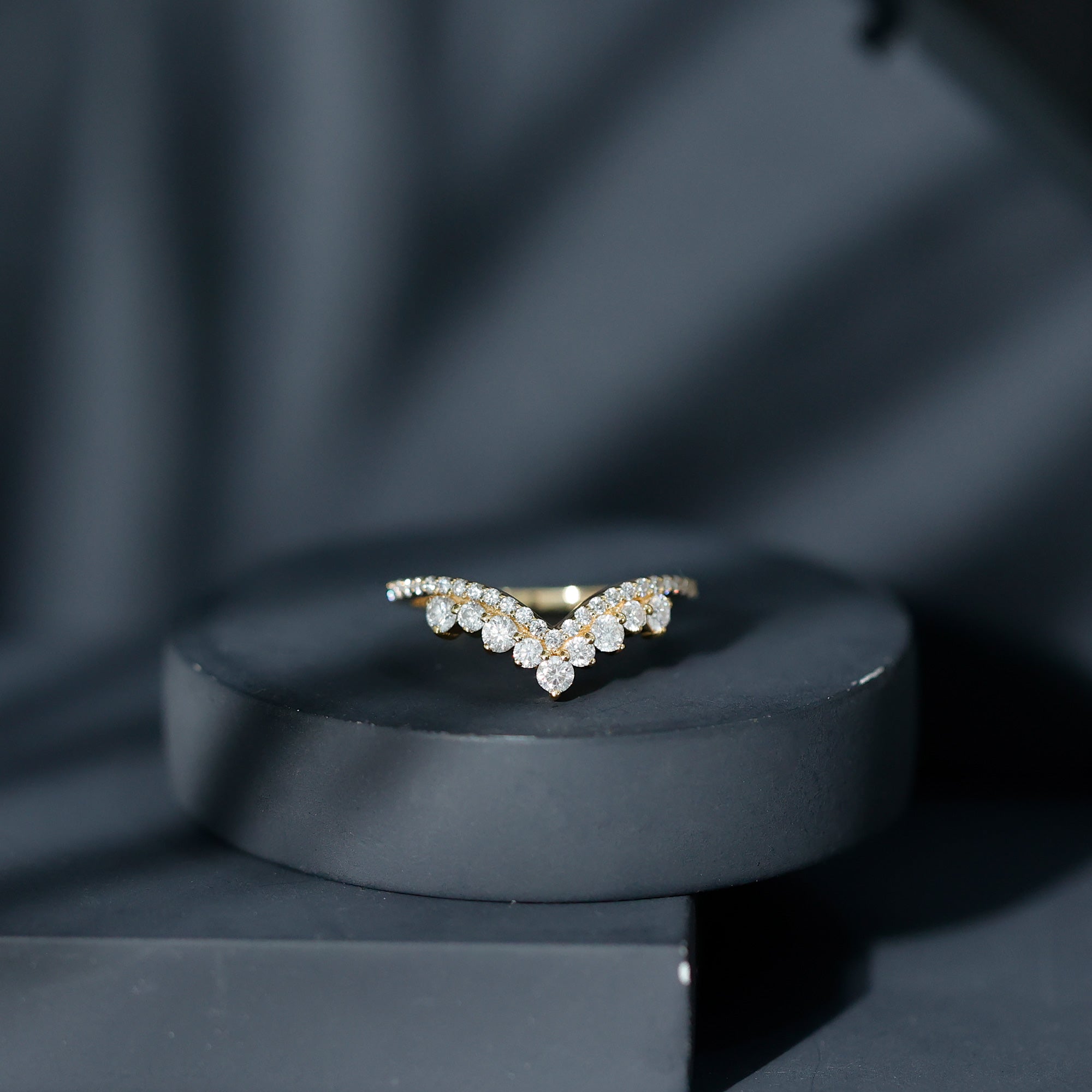 Classic Lab Grown Diamond Engagement Ring Enhancer Lab - ( EF-VS ) - Rosec Jewels