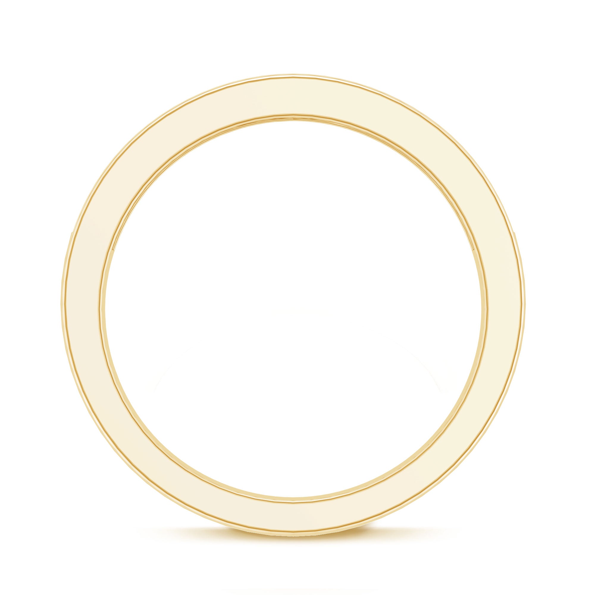 Channel Set Moissanite Half Eternity Band Ring D-VS1 - Rosec Jewels