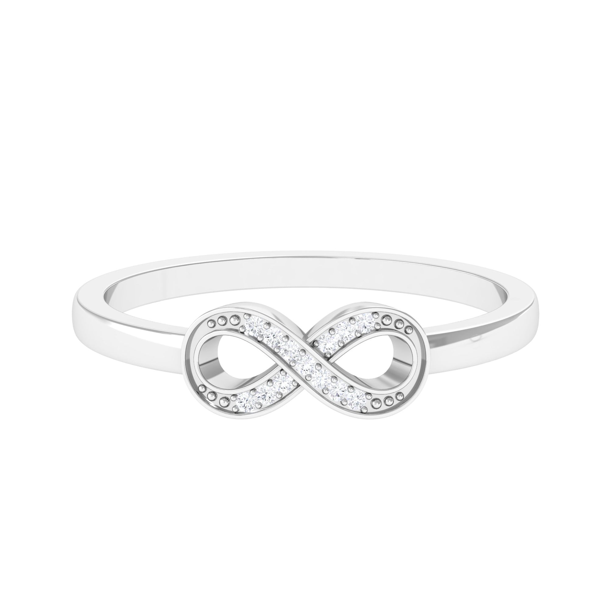 Dainty Diamond Infinity Promise Ring