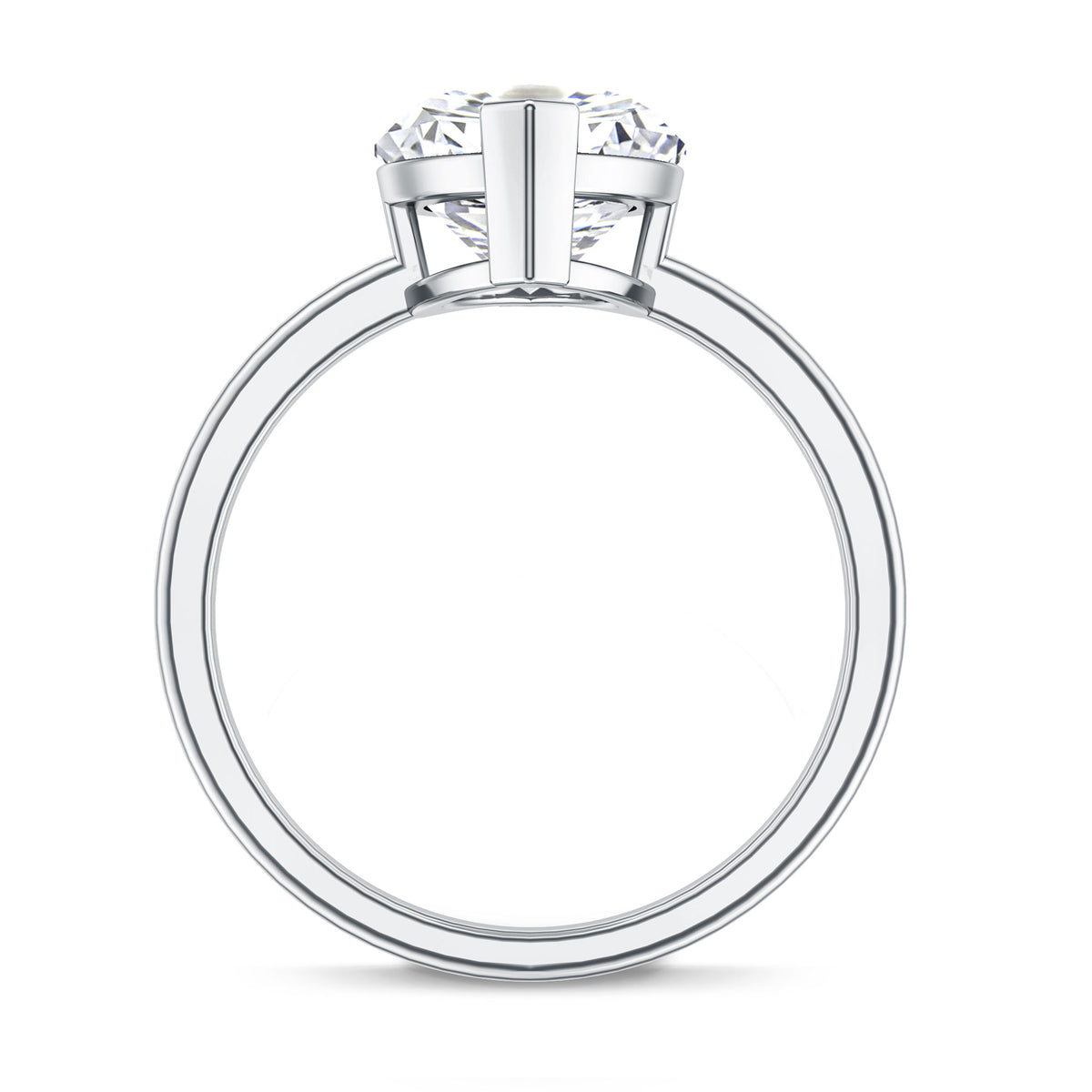 2 Carat Lab Grown Diamond Marquise Engagement Ring with IGI Certificate Lab - ( E-VS1 ) - Rosec Jewels