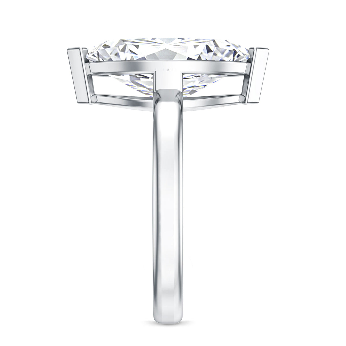 2 Carat Lab Grown Diamond Marquise Engagement Ring with IGI Certificate Lab - ( E-VS1 ) - Rosec Jewels