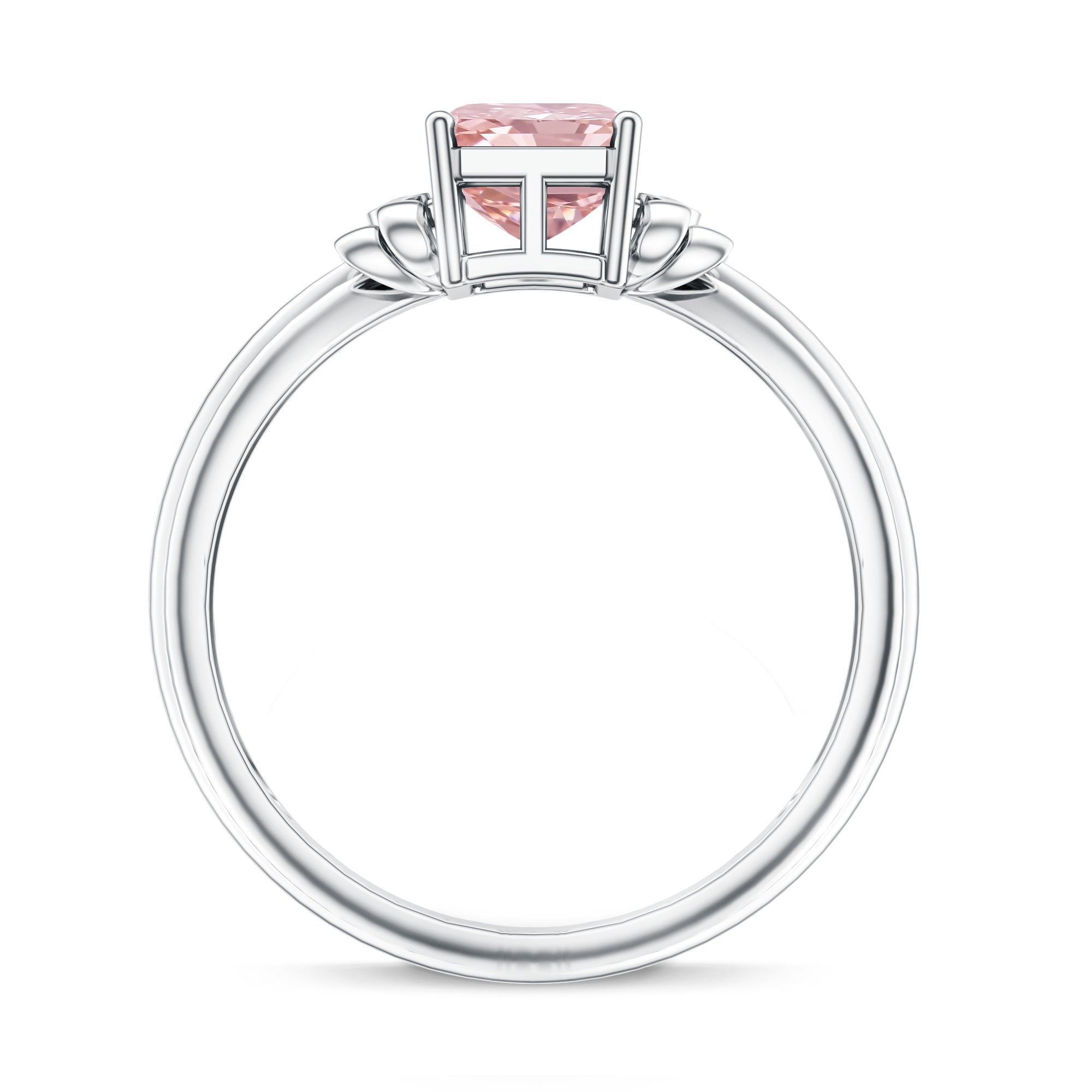Rosec Jewels-Lab Grown 2 Carat Fancy Pink Diamond Solitaire Engagement Ring IGI Certified