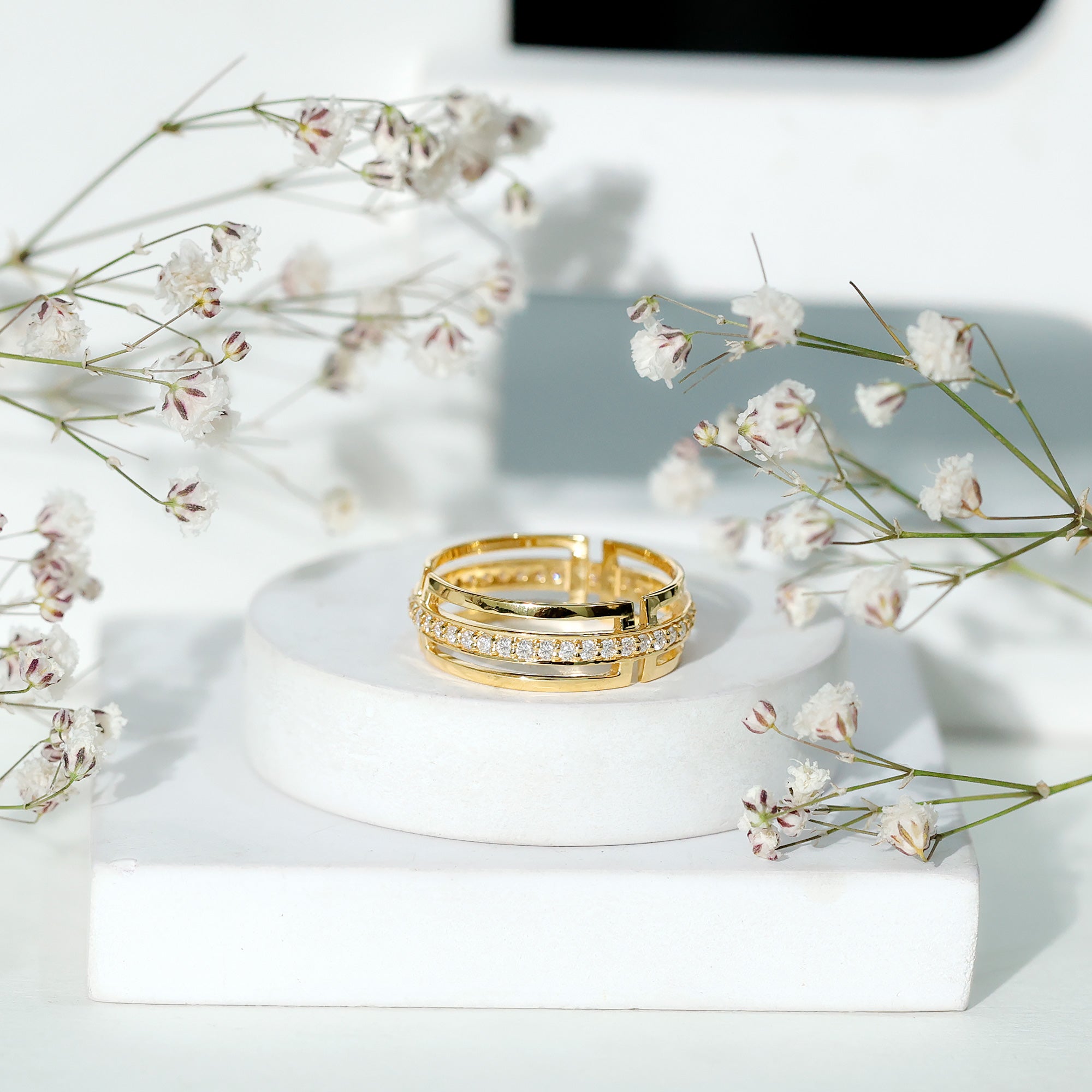 Moissanite Wedding Band in Pinpoint Setting D-VS1 - Rosec Jewels