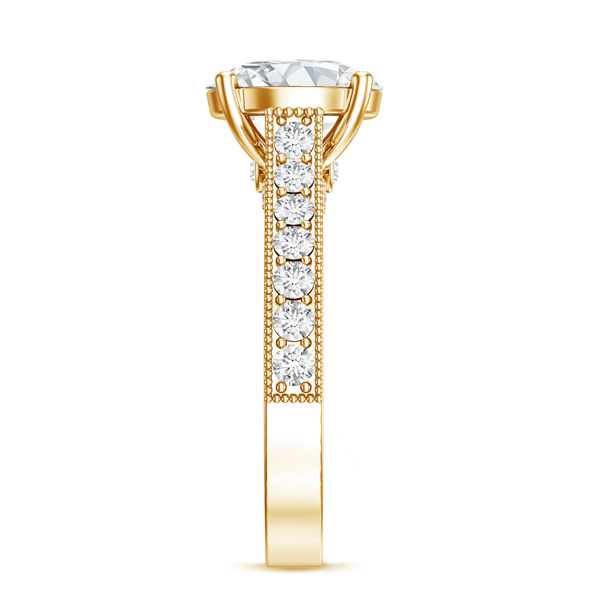 Rosec Jewels-IGI Documented Solitaire Lab Grown Diamond 3 Carat Engagement Ring