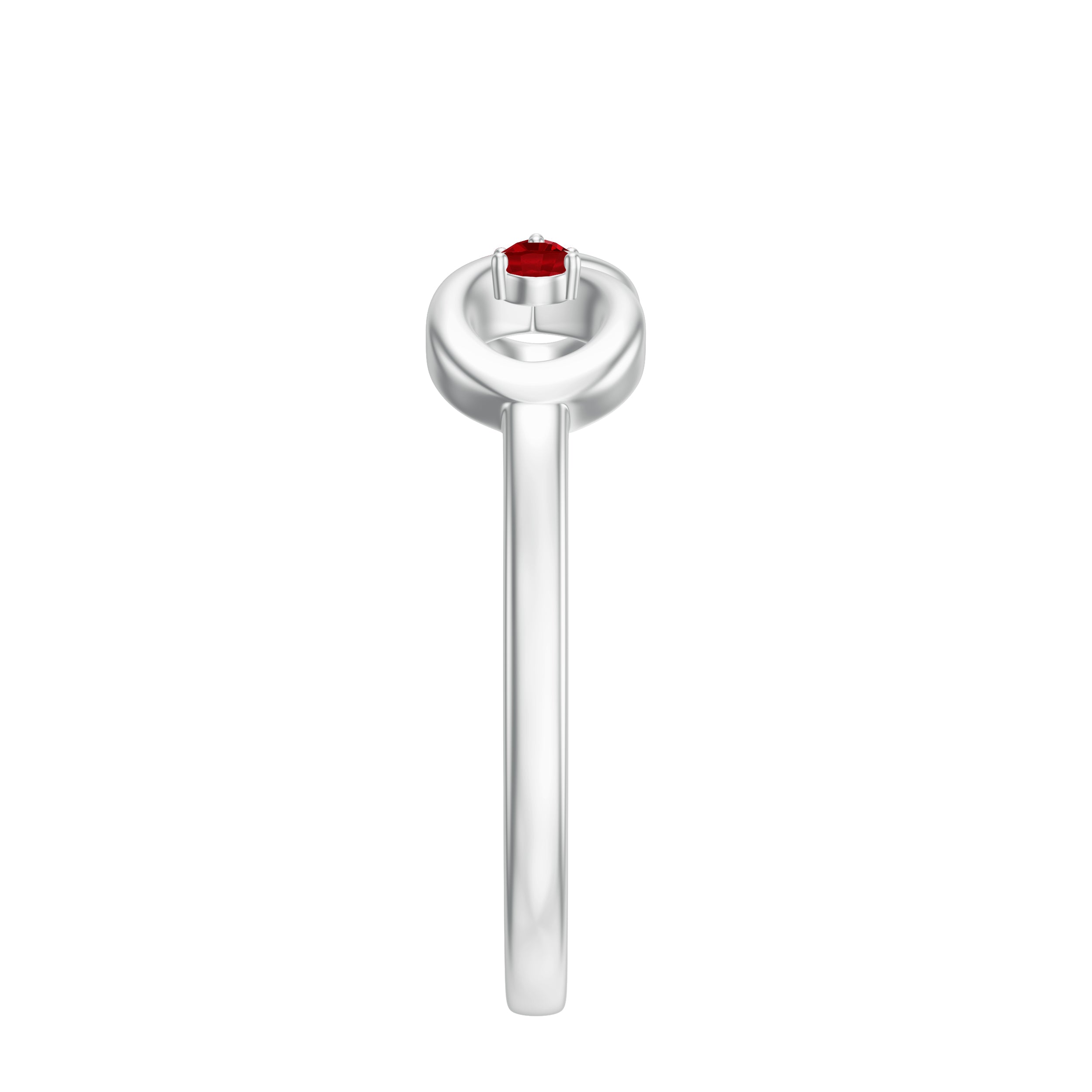 Rosec Jewels-Lab Created Ruby Infinity Promise Ring