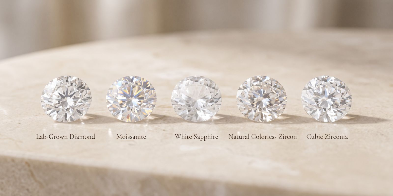 Best Alternatives For Diamond Gemstone: Moissanite & Zircon