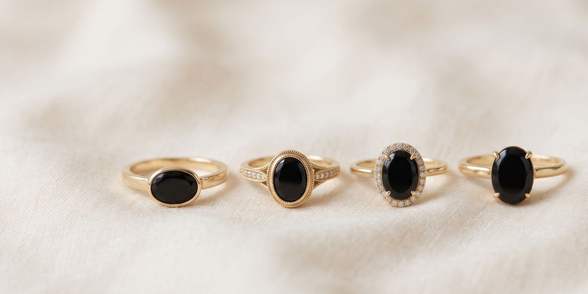 Black Onyx Engagement Rings: Symbolize and Meanings