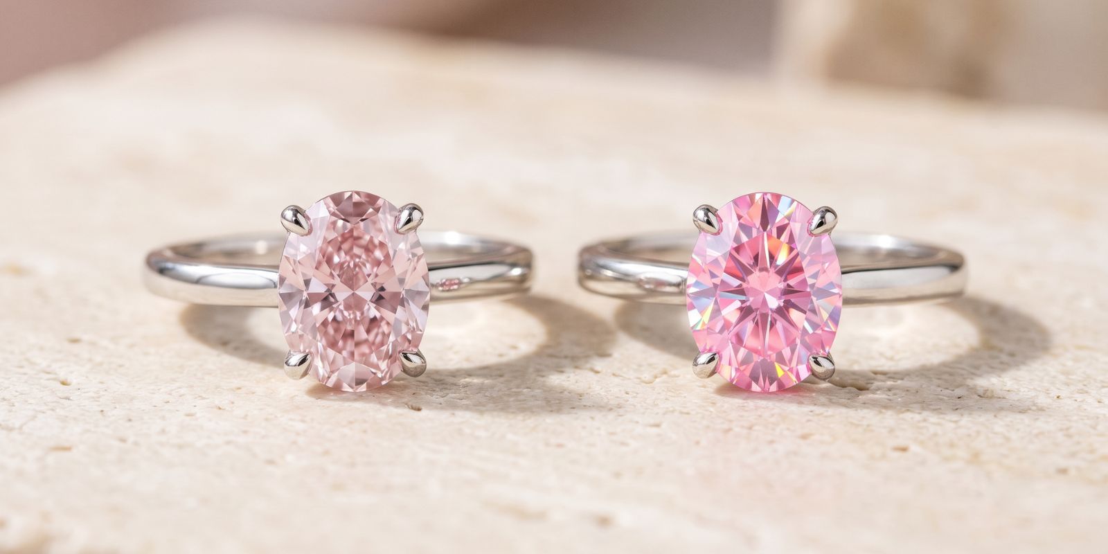 Lab-Grown Pink Diamond vs Pink Moissanite: Which Sparkles Better?
